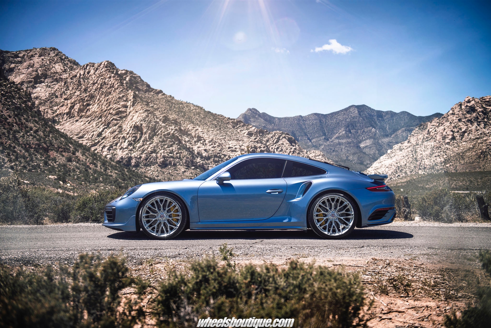 HRE P200 – Ice Blue Metallic | Porsche 991 Turbo