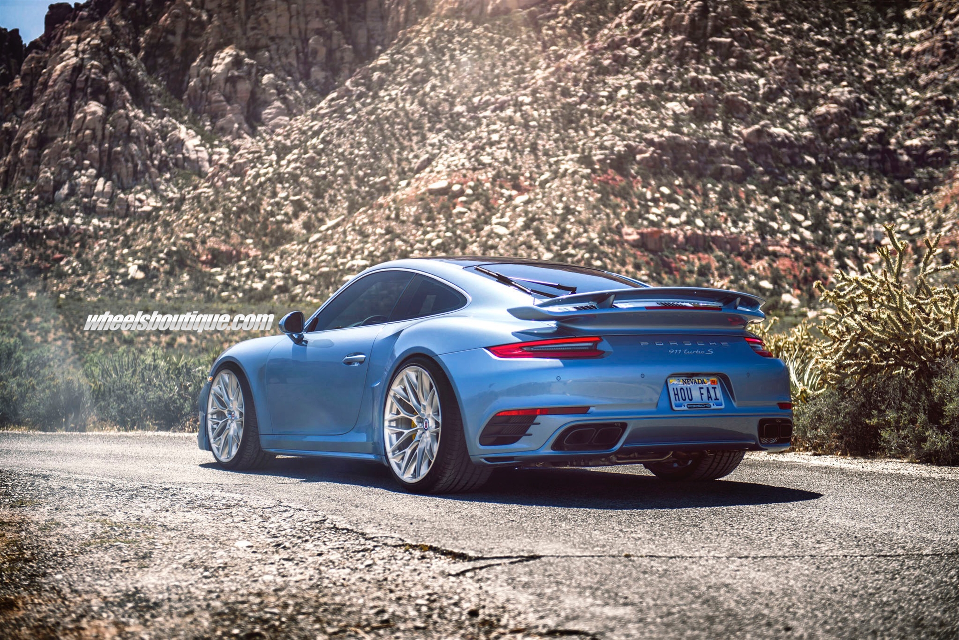 HRE P200 – Ice Blue Metallic | Porsche 991 Turbo