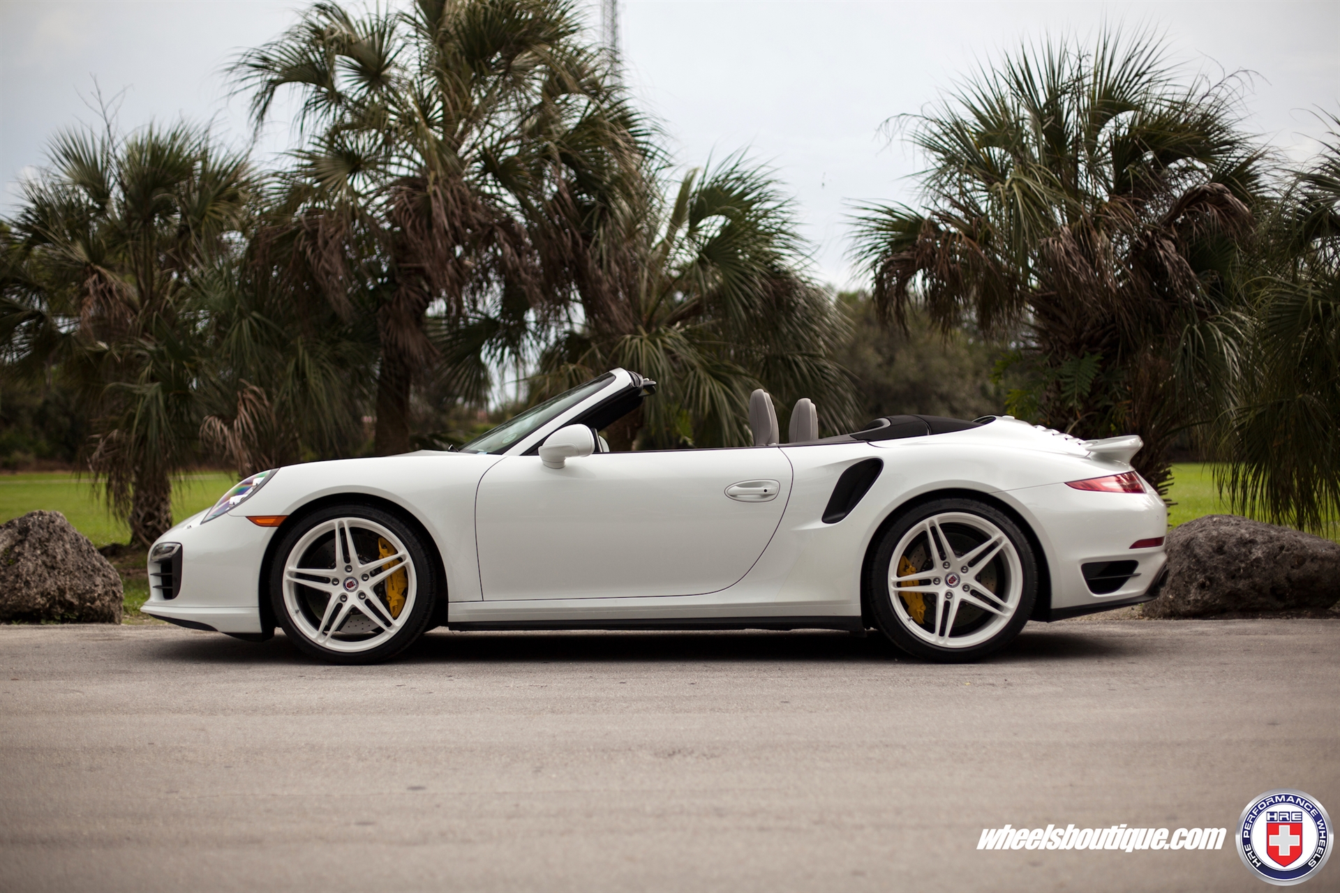 HRE P107 | White Porsche 991 Turbo S