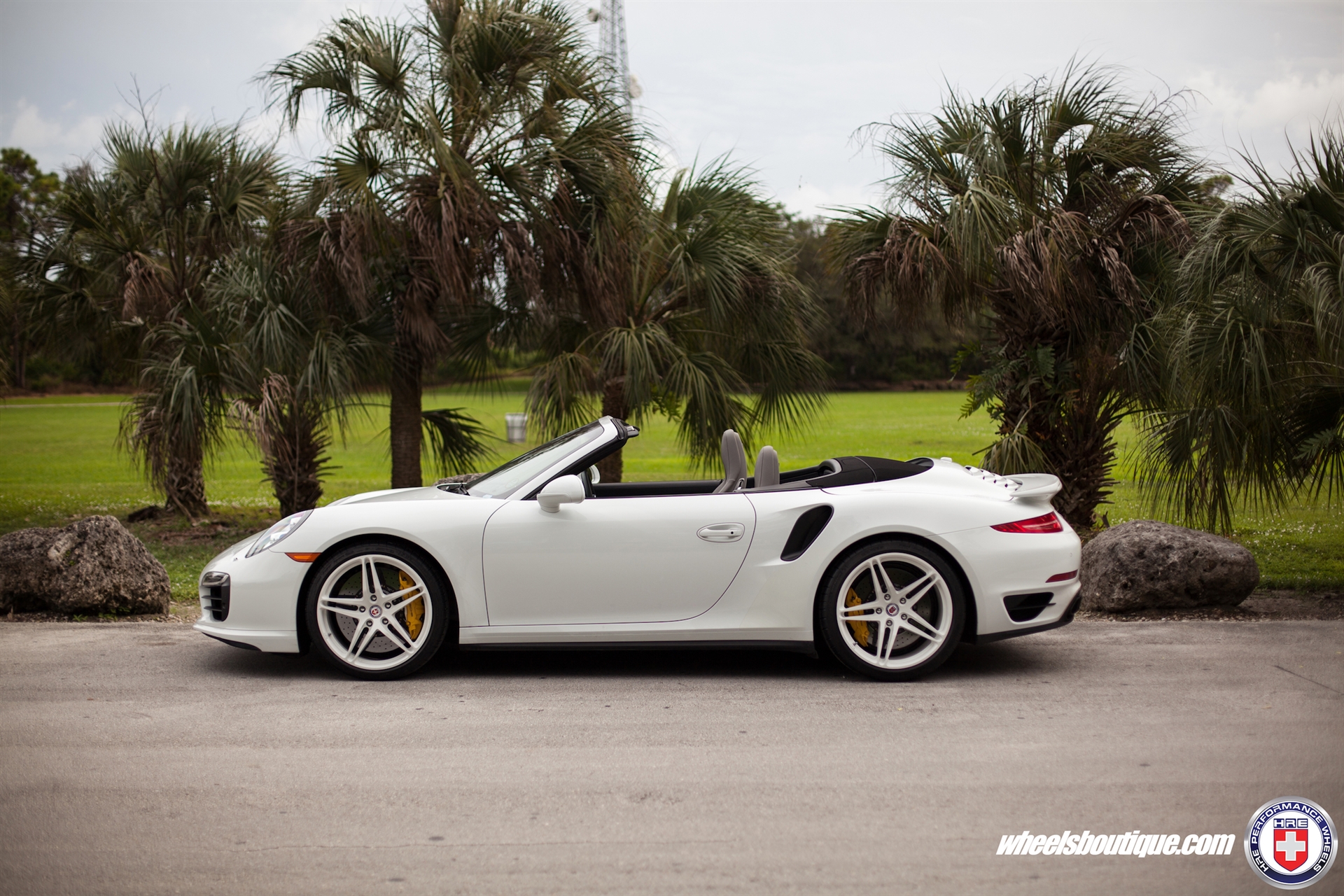 HRE P107 | White Porsche 991 Turbo S