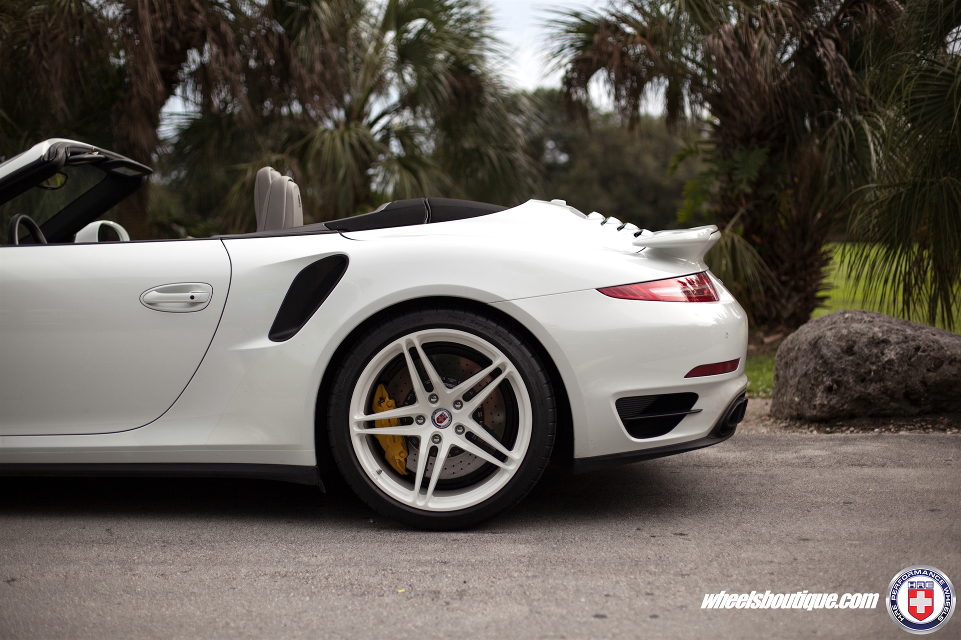 HRE P107 | White Porsche 991 Turbo S