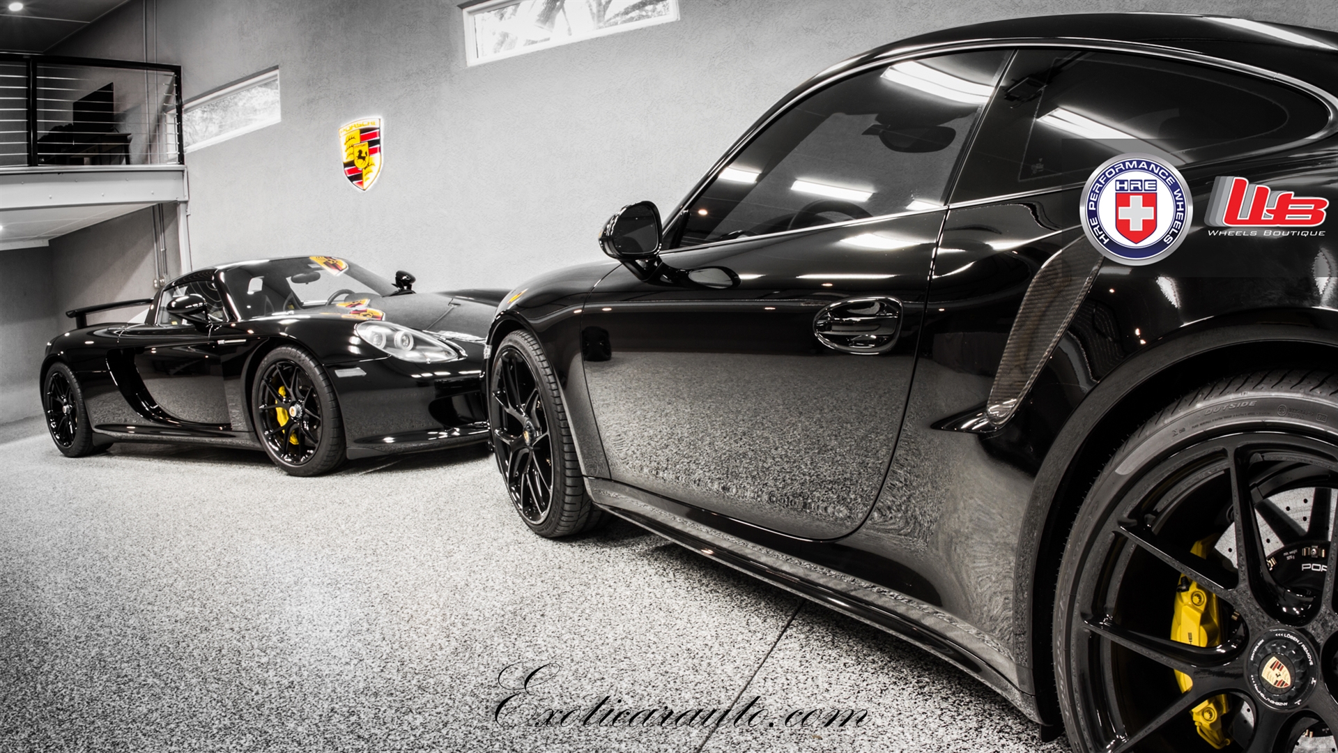 HRE P101 | Black Porsche Carrera GT