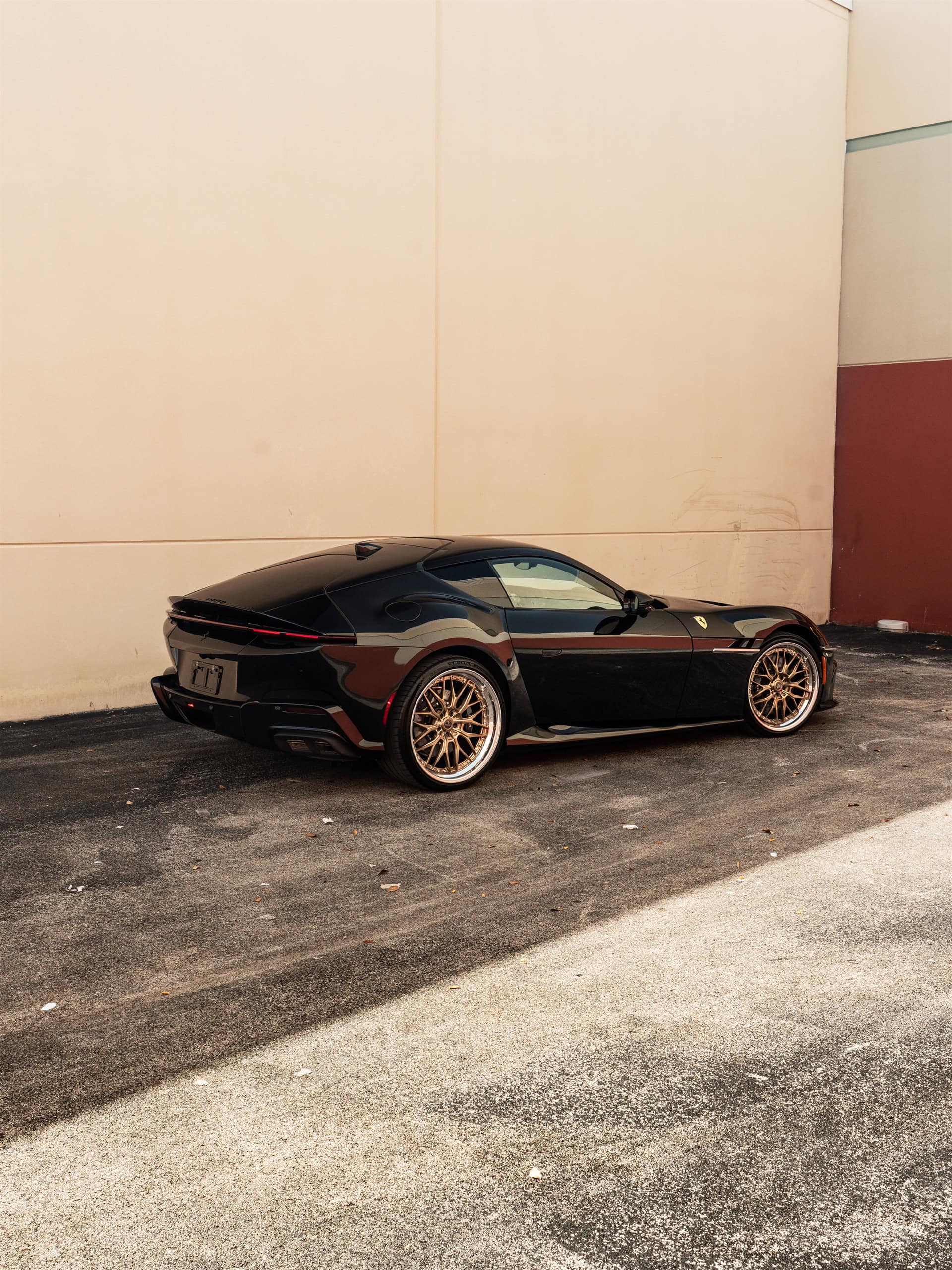 Photo 30 of Ferrari 12 Cilindri | Nero Daytona | on ANRKY RS1 | Mirror Polished Champagne