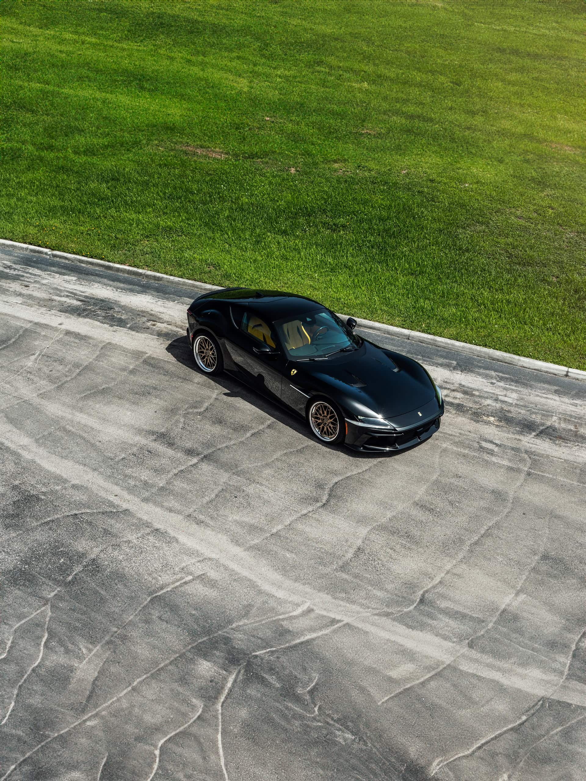 Photo 36 of Ferrari 12 Cilindri | Nero Daytona | on ANRKY RS1 | Mirror Polished Champagne