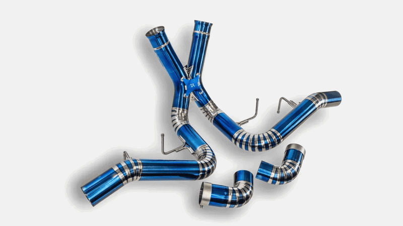 McLaren 570S
Titanium Exhaust w/ Blue Titanium Tips