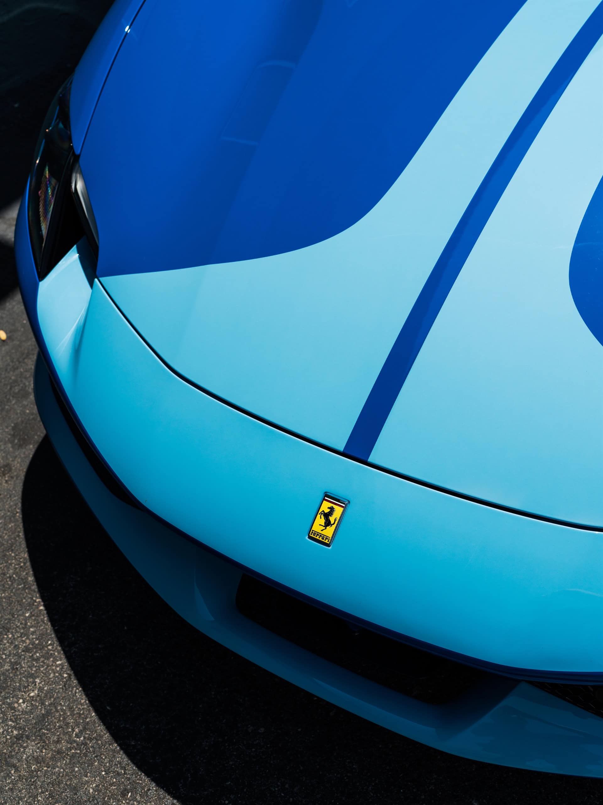 Ferrari 296 GTB | Azzurro Dino | HRE S104SC | Brushed Clear