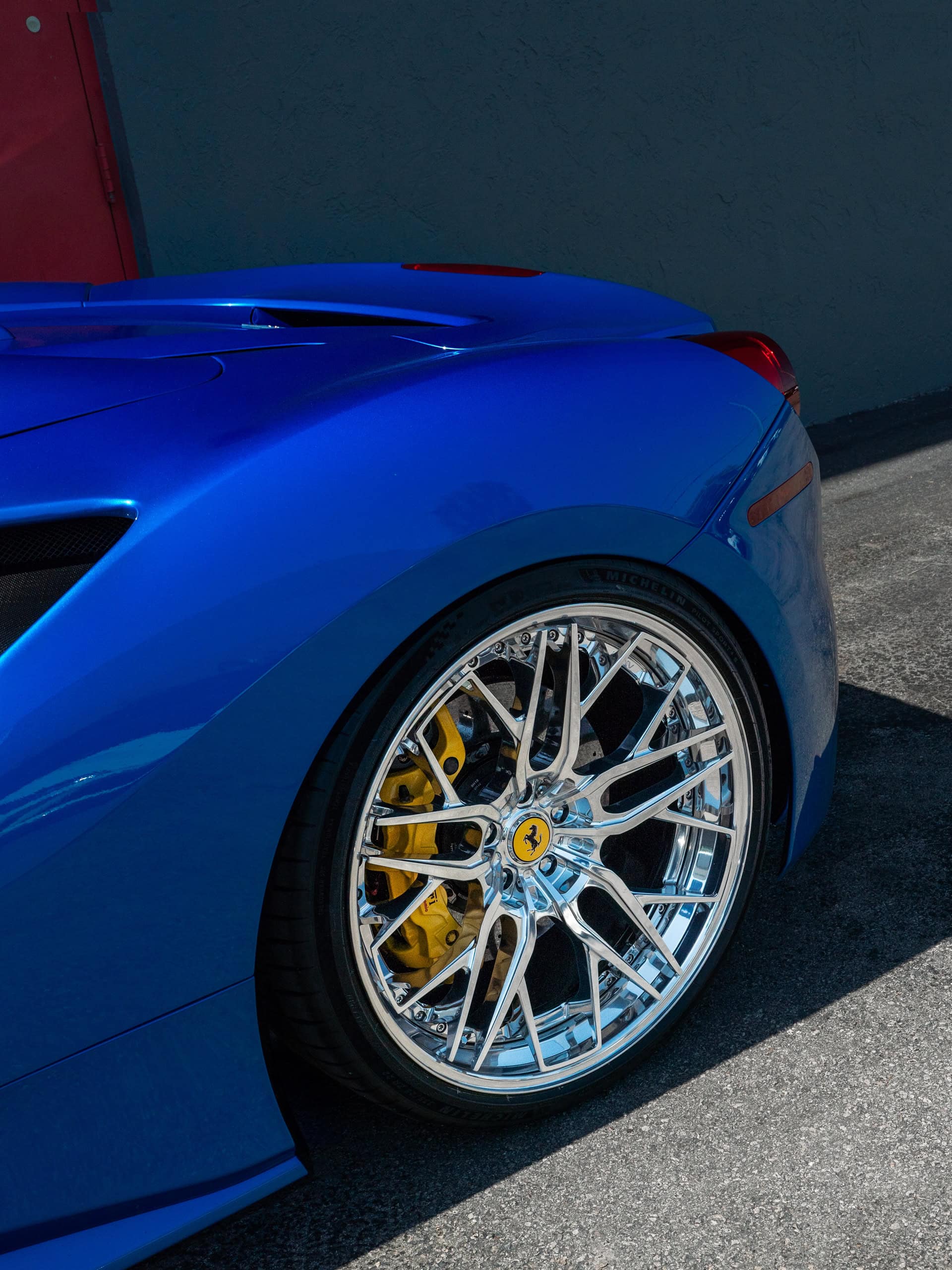 Ferrari 488 | Blu Corza | on ANRKY RS2.3 | Polished Clear