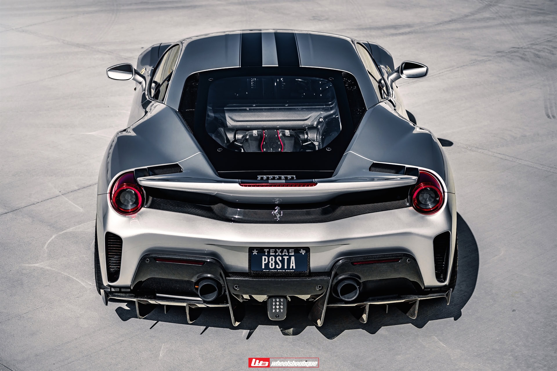 Ferrari 488 Pista | Argento Nürburgring | on HRE S107SC | Brushed Clear