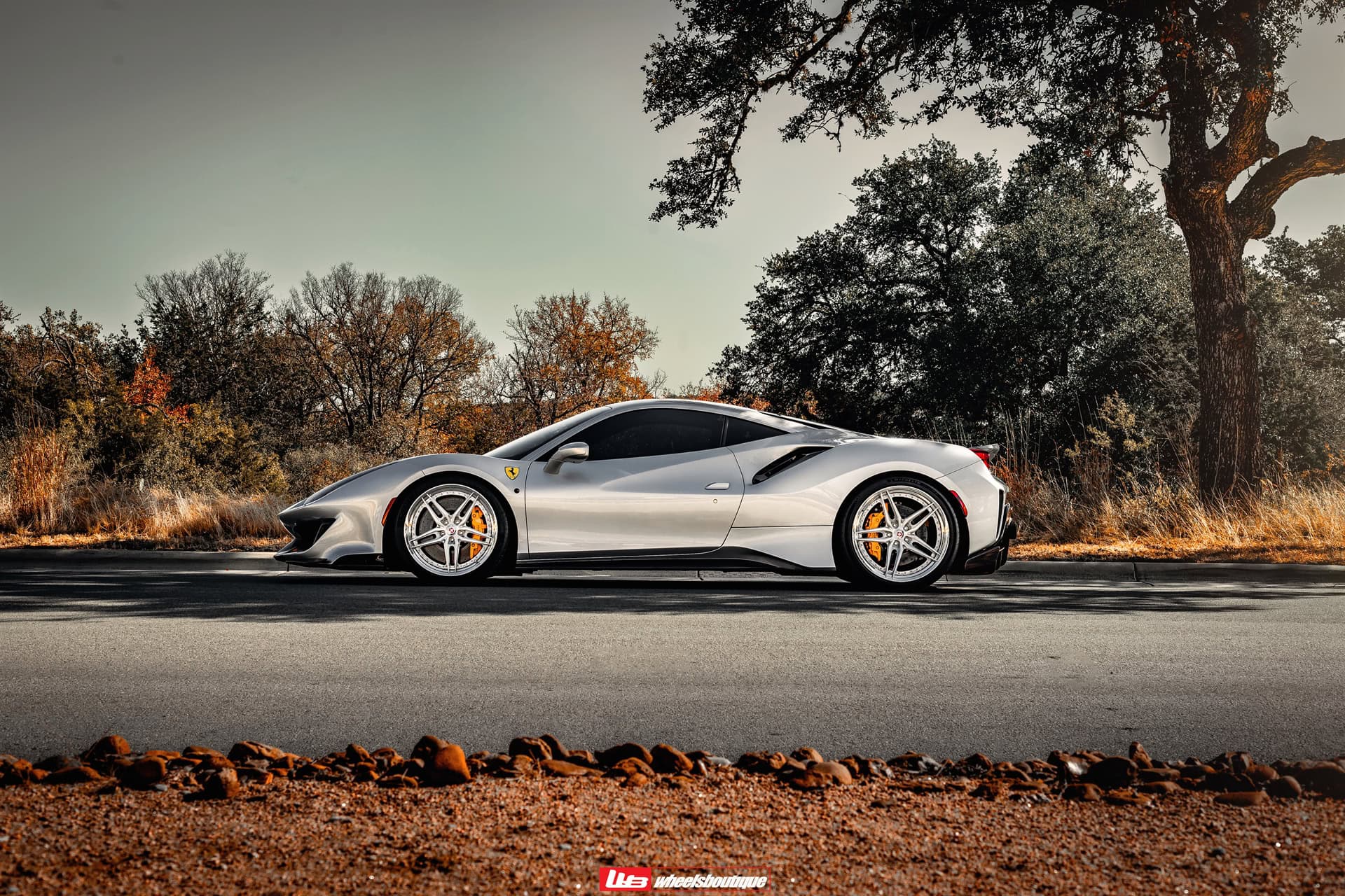 Ferrari 488 Pista | Argento Nürburgring | on HRE S107SC | Brushed Clear