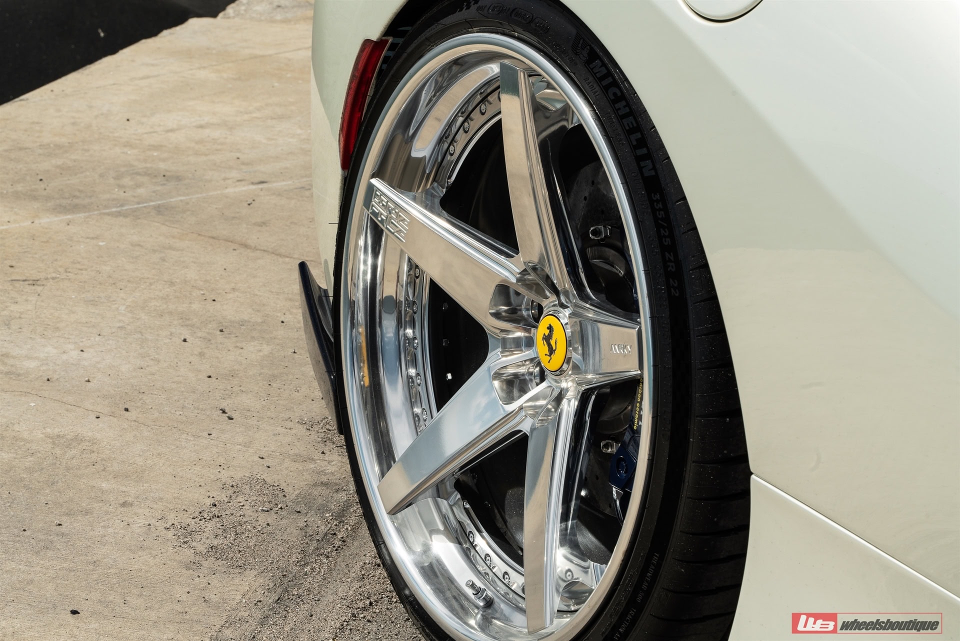 Photo 25 of Ferrari 488 Pista | Bianco Avus | on ANRKY RS5.3 | Brushed Clear