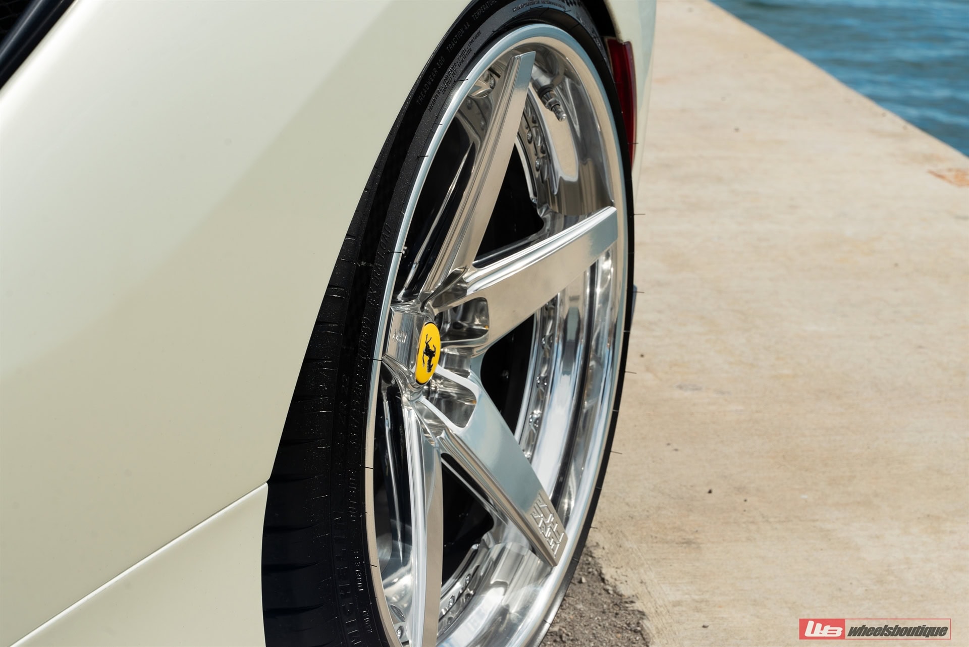 Photo 30 of Ferrari 488 Pista | Bianco Avus | on ANRKY RS5.3 | Brushed Clear