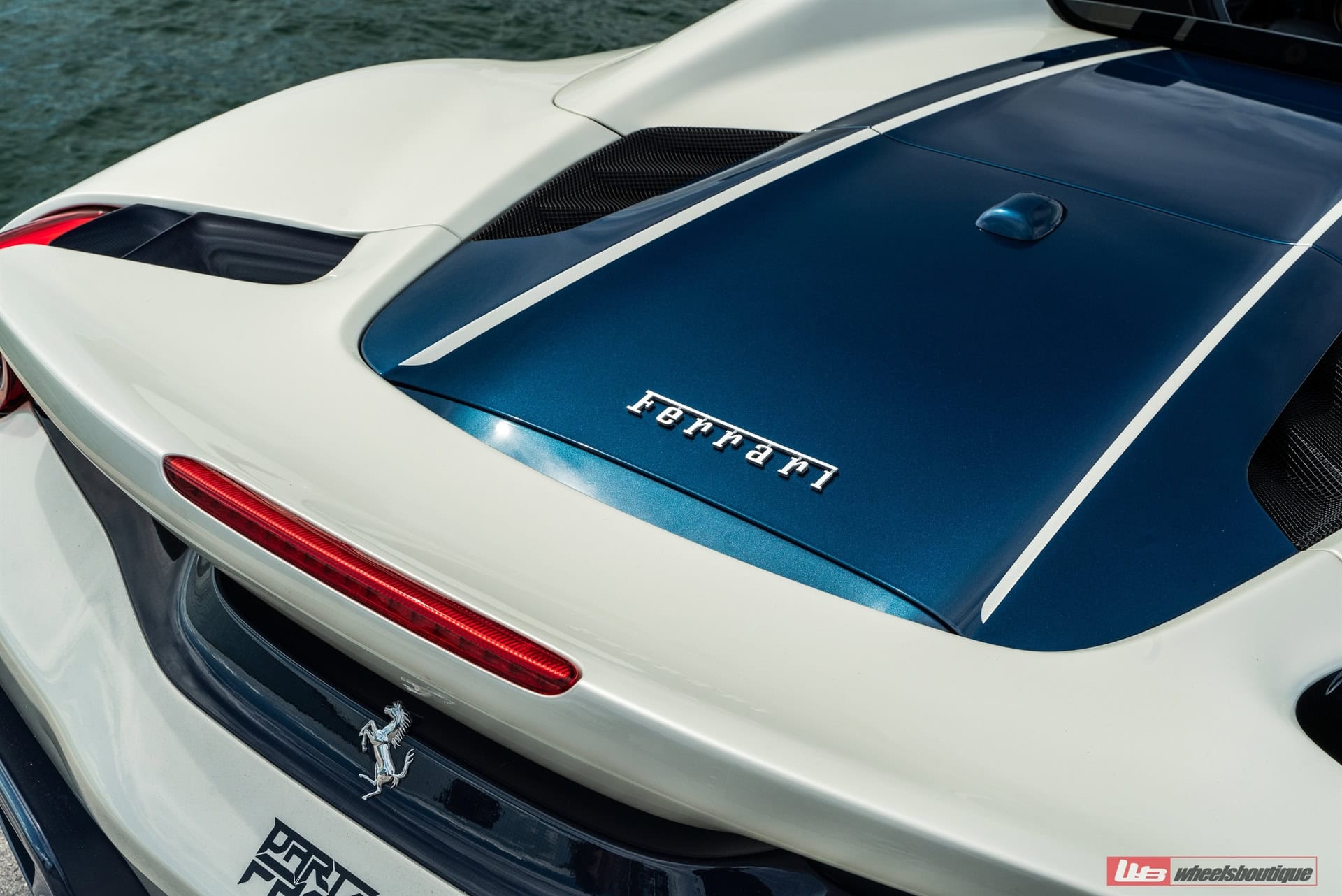 Photo 38 of Ferrari 488 Pista | Bianco Avus | on ANRKY RS5.3 | Brushed Clear