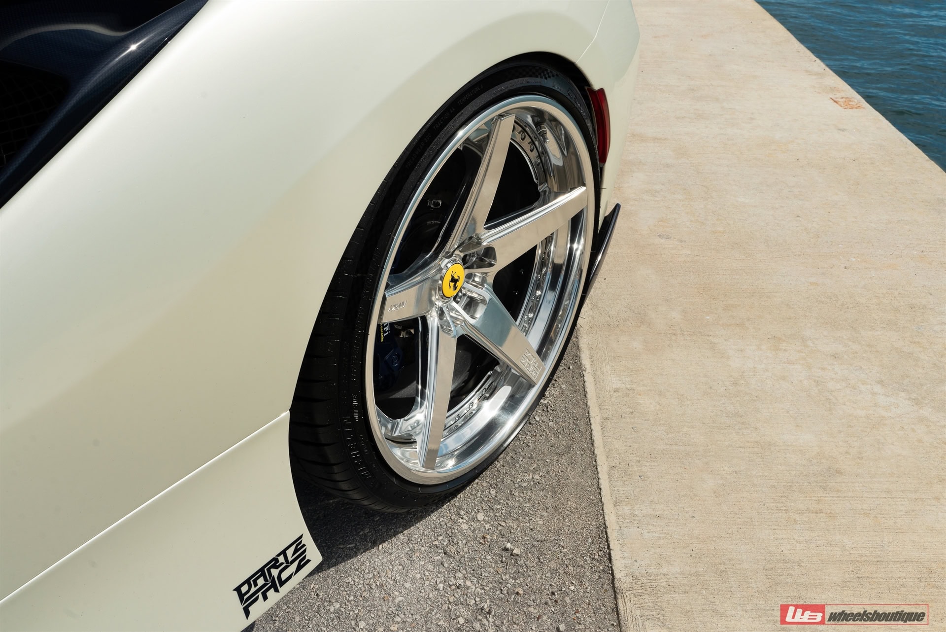 Photo 41 of Ferrari 488 Pista | Bianco Avus | on ANRKY RS5.3 | Brushed Clear