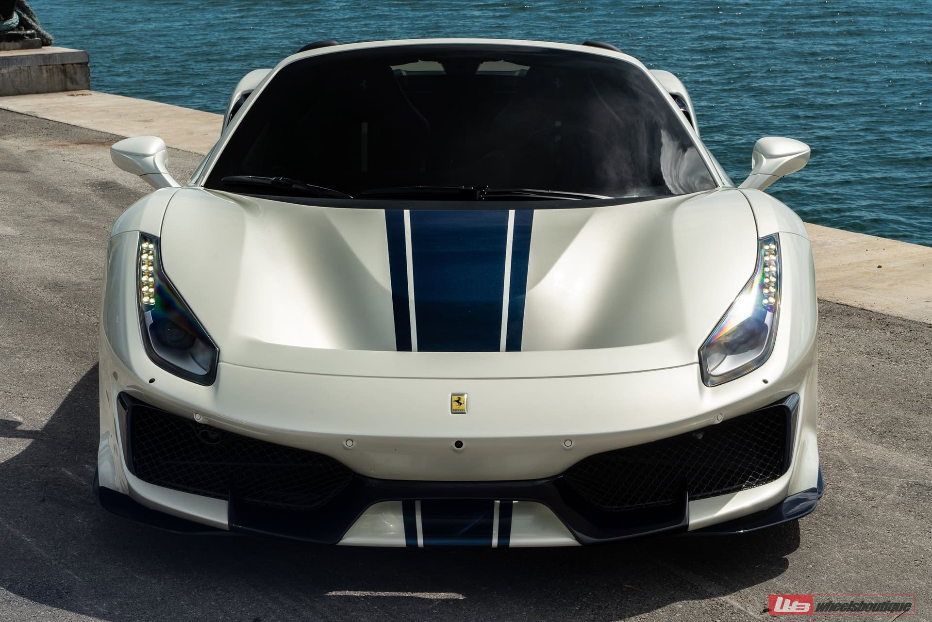 Photo 56 of Ferrari 488 Pista | Bianco Avus | on ANRKY RS5.3 | Brushed Clear
