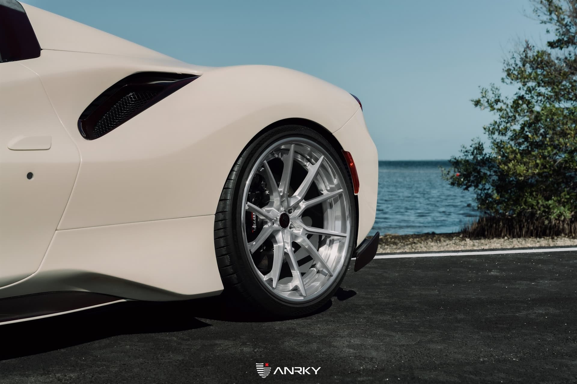 Ferrari 488 Pista | Sabia Del Desierto | on ANRKY AN32 | Frozen Polished Clear