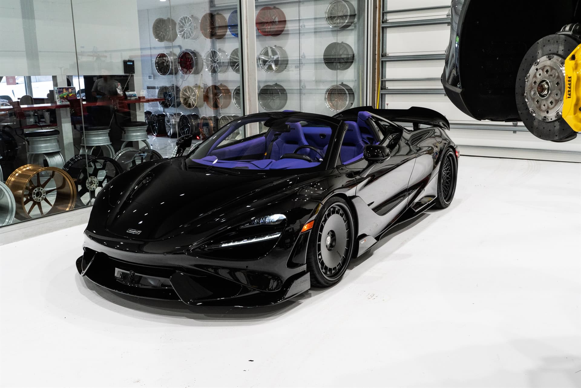 HRE 535 and 501 wheels | McLaren 765LT Onyx Black