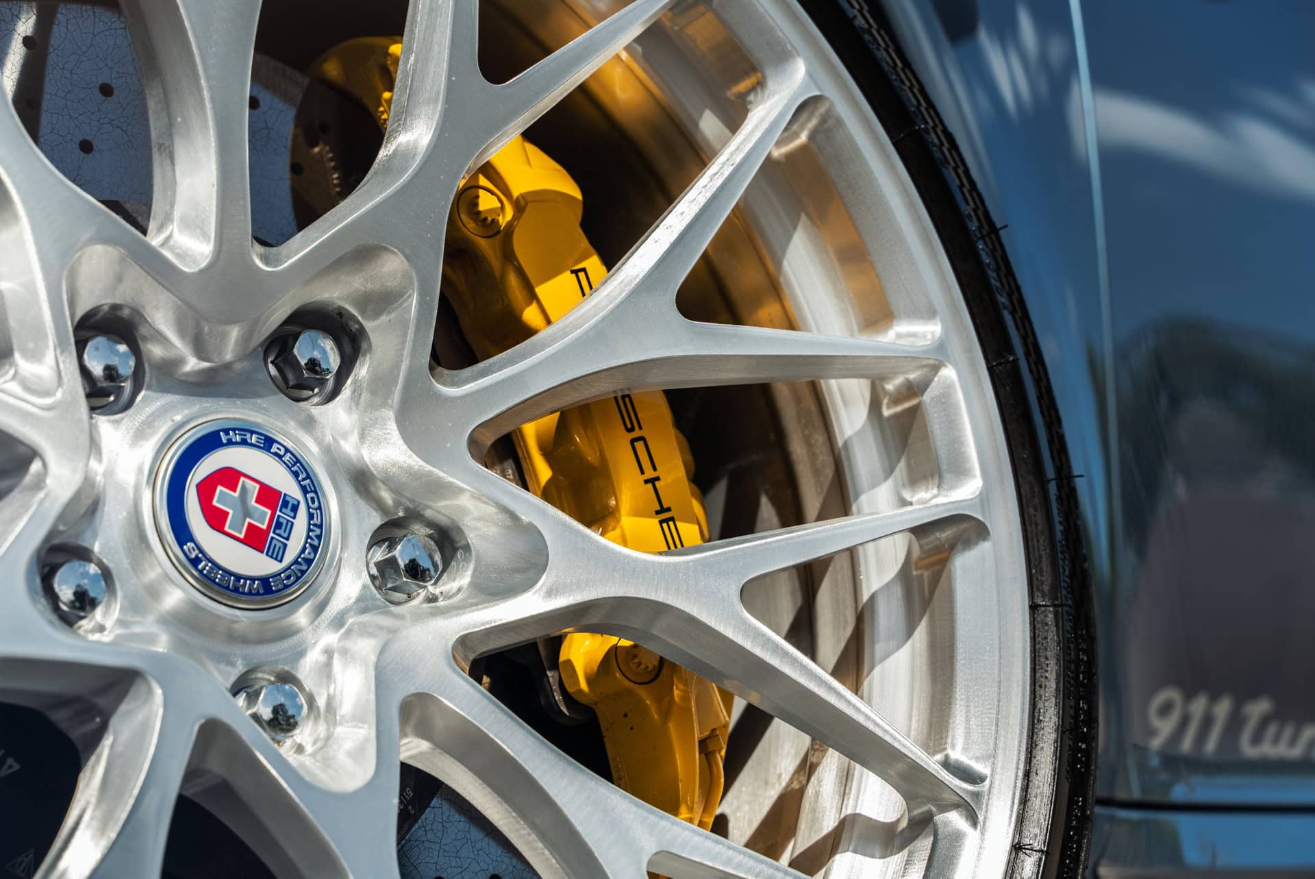 Photo 23 of Porsche 991 Turbo S | Ice Blue Metallic | on HRE 520M | Brushed Clear