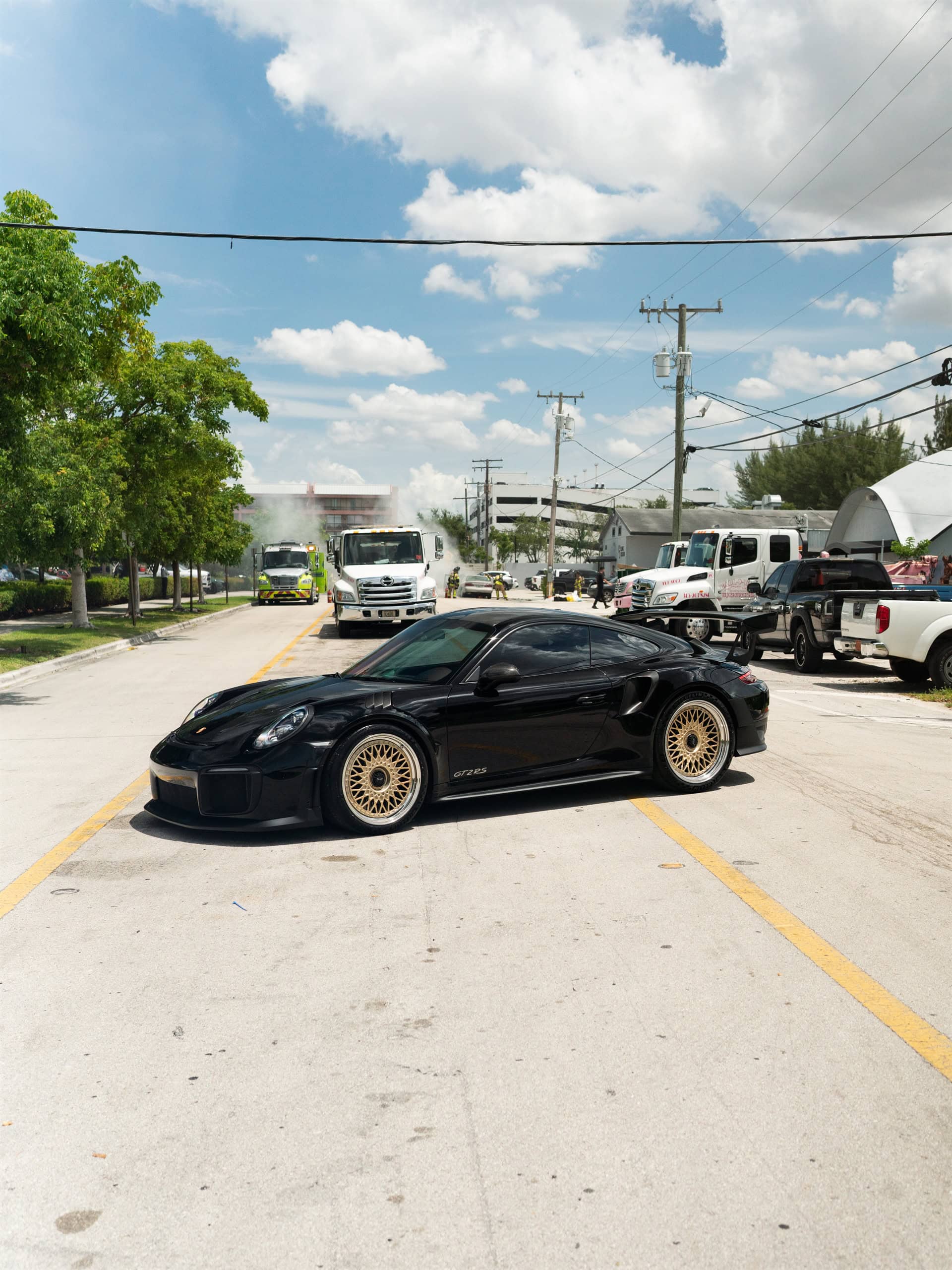 Photo 35 of Porsche 991 GT2 RS | Black | On HRE 501 FMR | Frozen Polished Gold