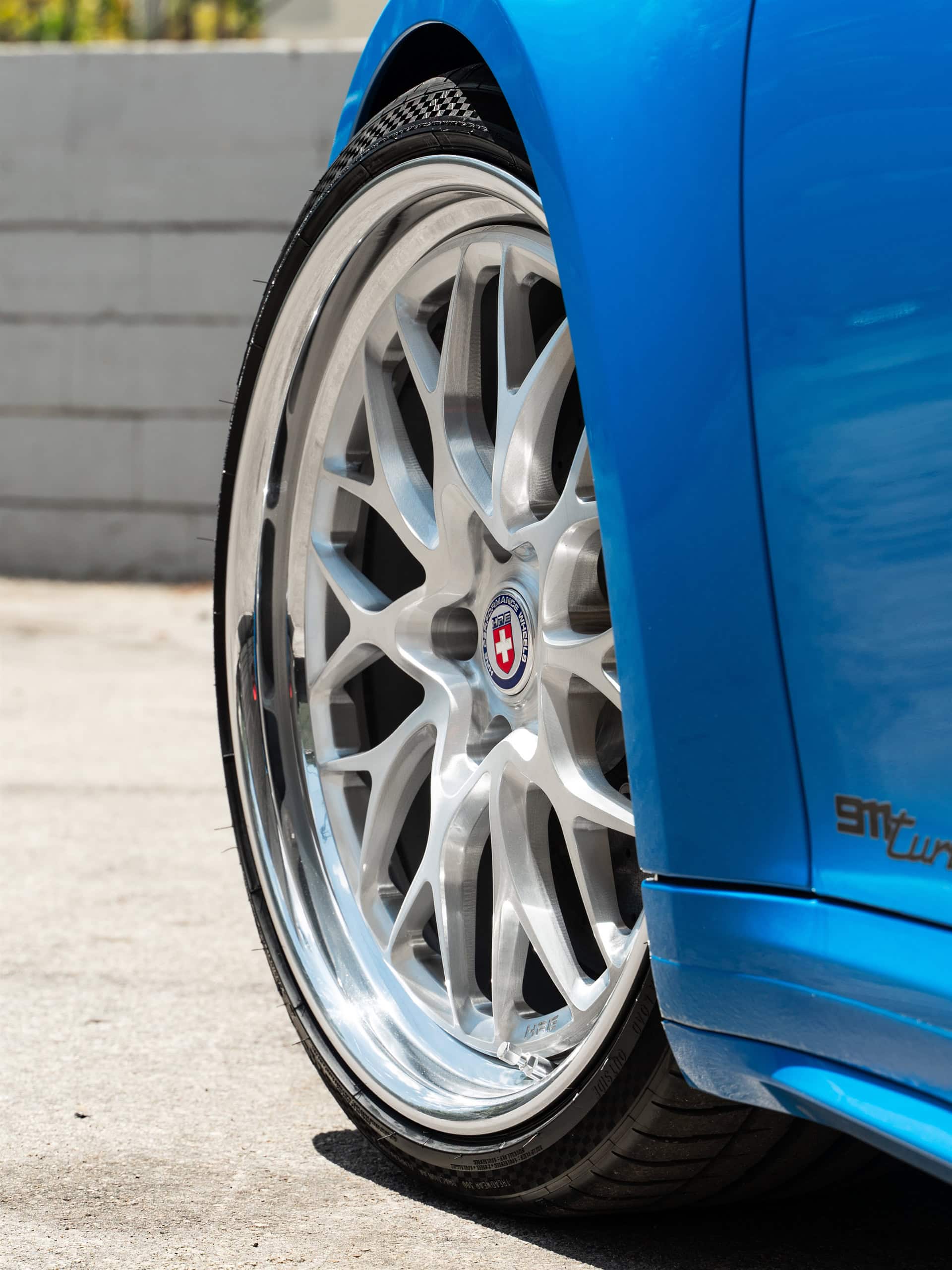 Porsche 992 Turbo S | Voodoo Blue | HRE 520 FMR | Brushed Clear