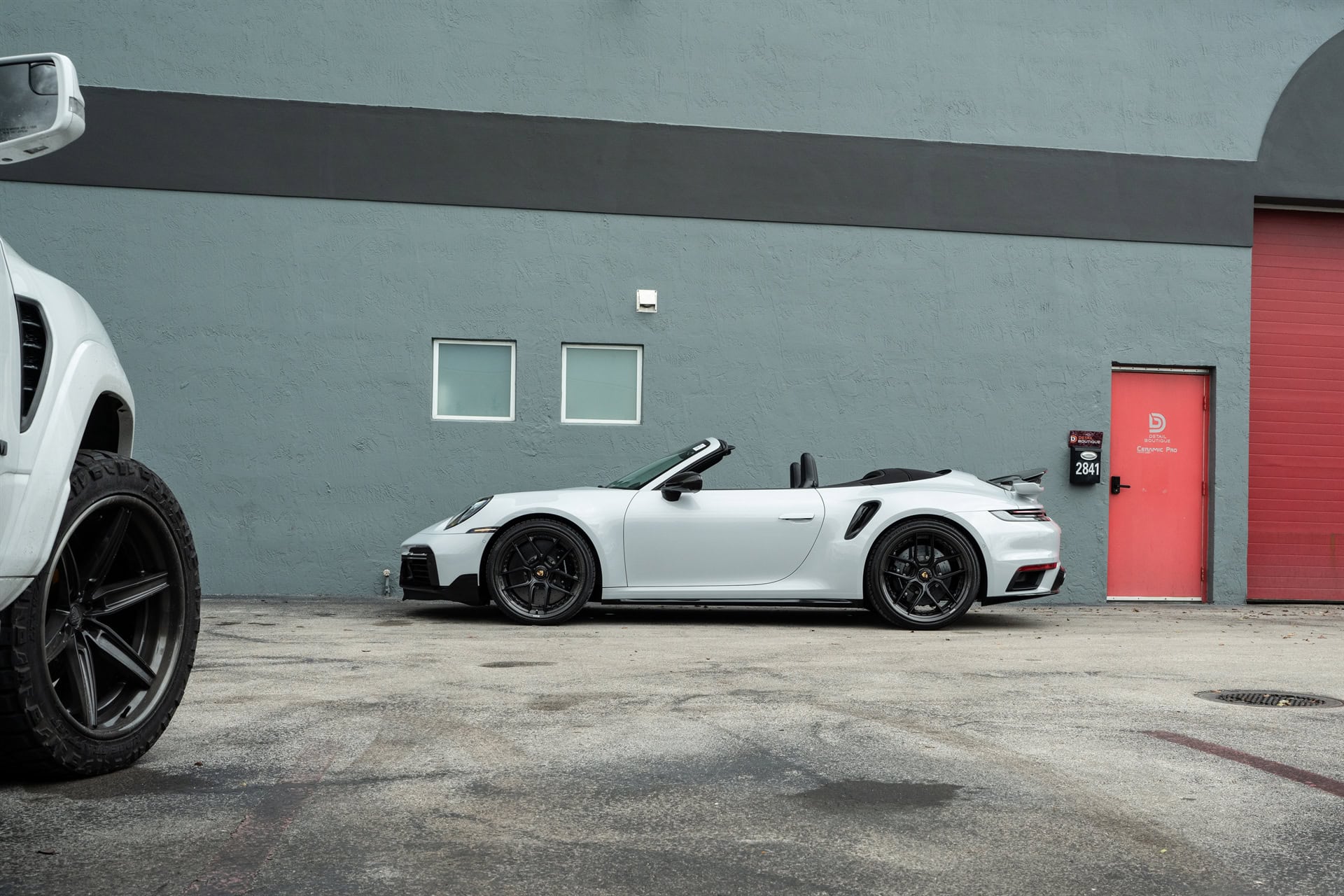 Porsche 992 Turbo S | Ice Gray Metallic | on HRE HX101 | Satin Black
