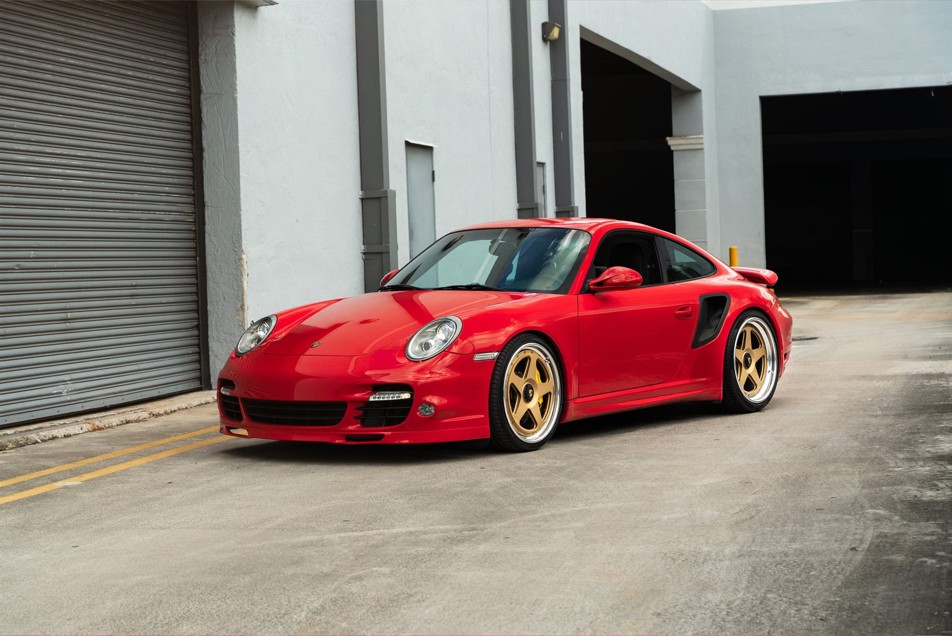 Photo 22 of Porsche 997 Turbo S | Guards Red | on 1886 S005 Wheels | Satin Gold