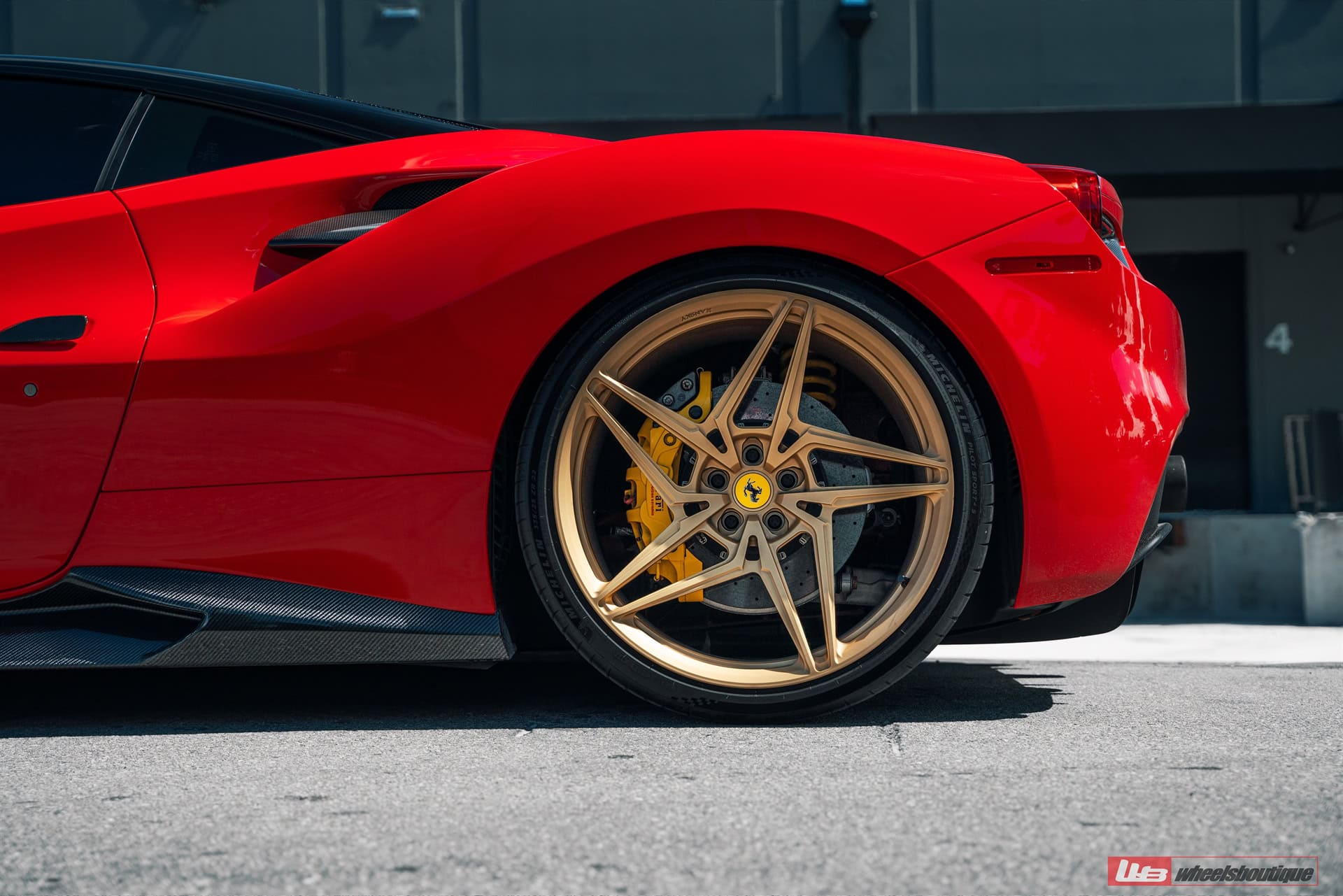 Ferrari 488 GTB | Rosso Corza | on ANRKY S1-X3 | Satin Gold