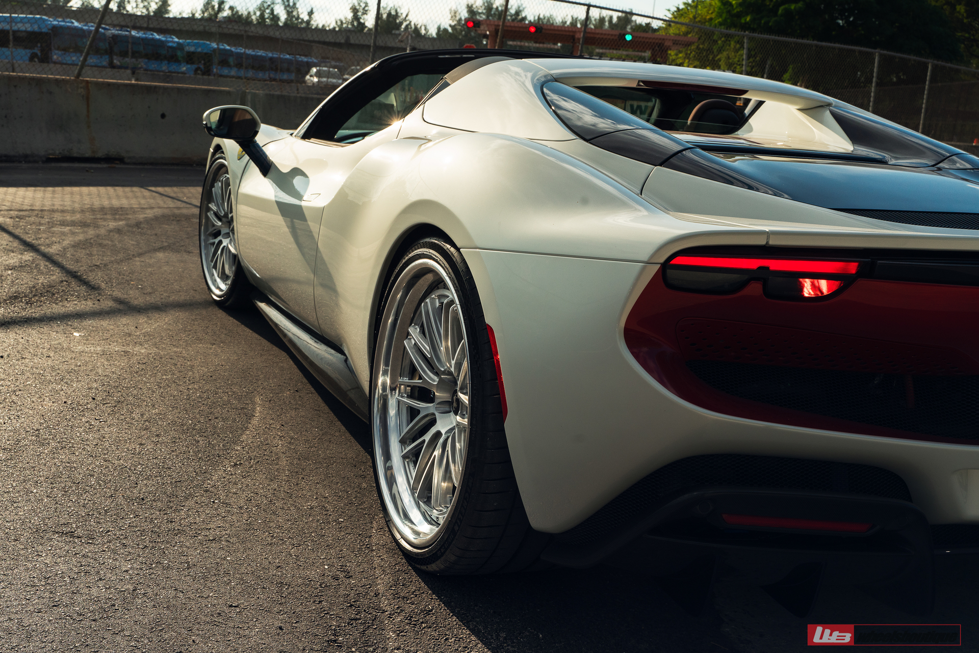 Ferrari 296 GTS | Bianco Avus | on ANRKY JDX-320 | Brushed Clear