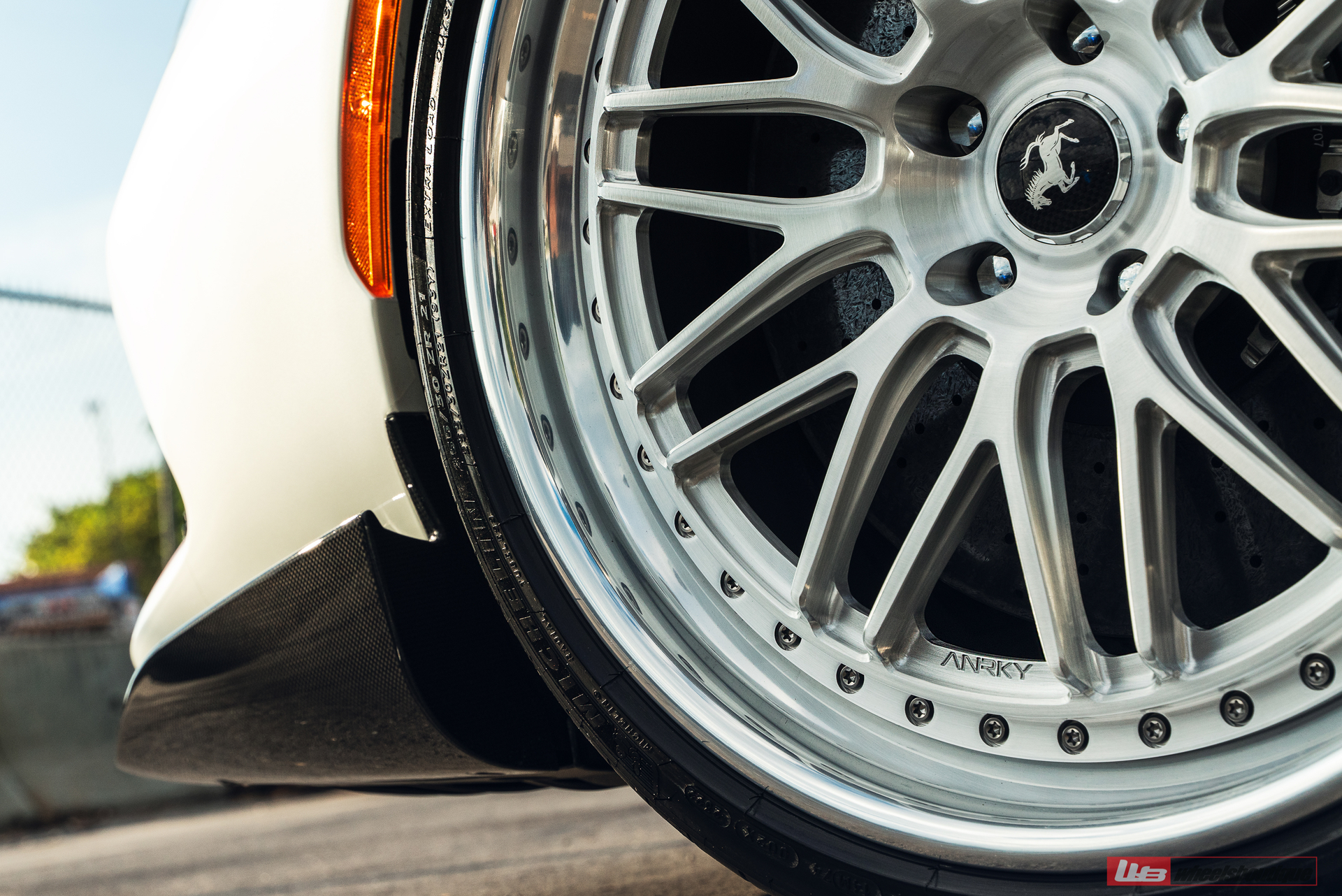 Ferrari 296 GTS | Bianco Avus | on ANRKY JDX-320 | Brushed Clear