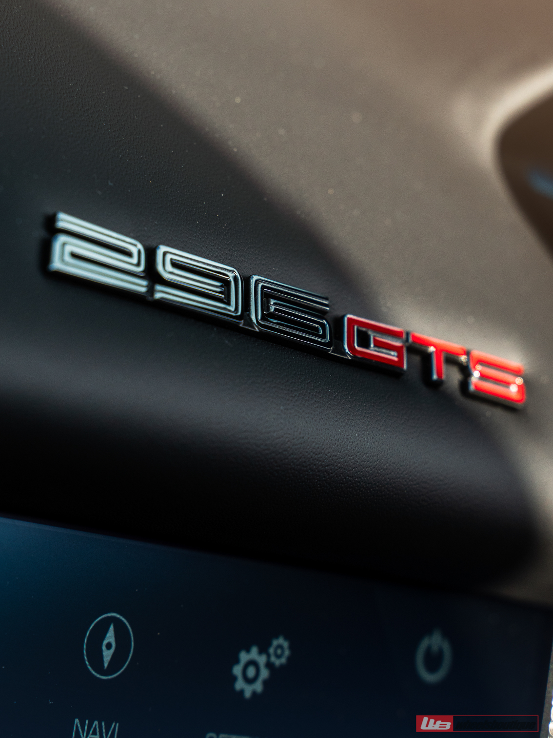 Ferrari 296 GTS | Bianco Avus | on ANRKY JDX-320 | Brushed Clear