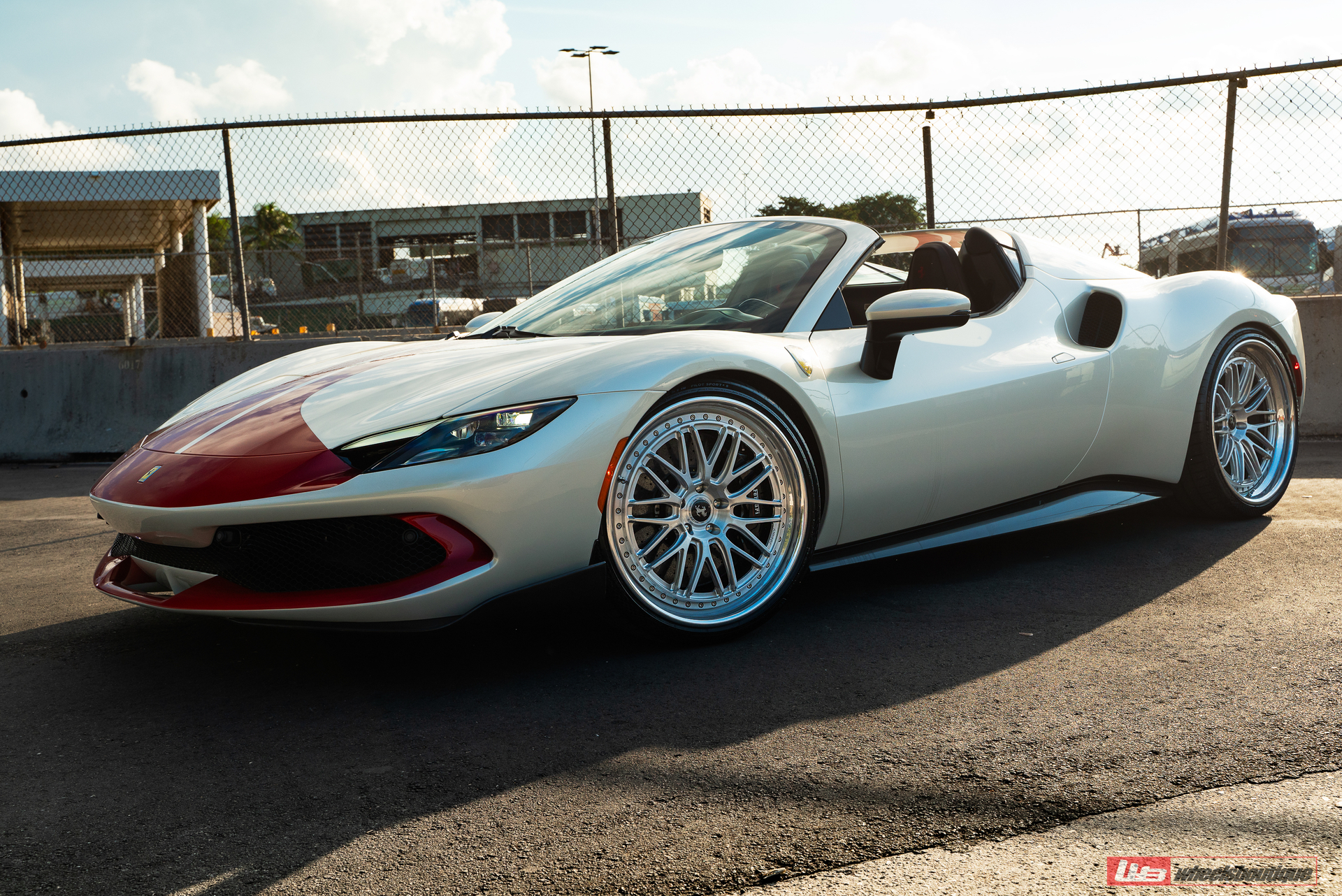 Ferrari 296 GTS | Bianco Avus | on ANRKY JDX-320 | Brushed Clear