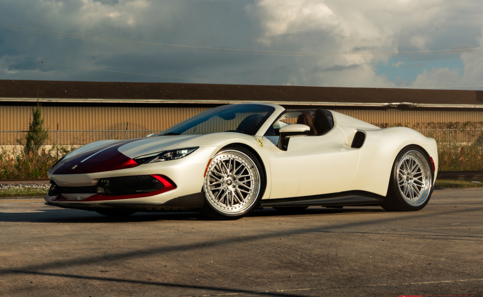 Ferrari 296 GTS | Bianco Avus | on ANRKY JDX-320 | Brushed Clear