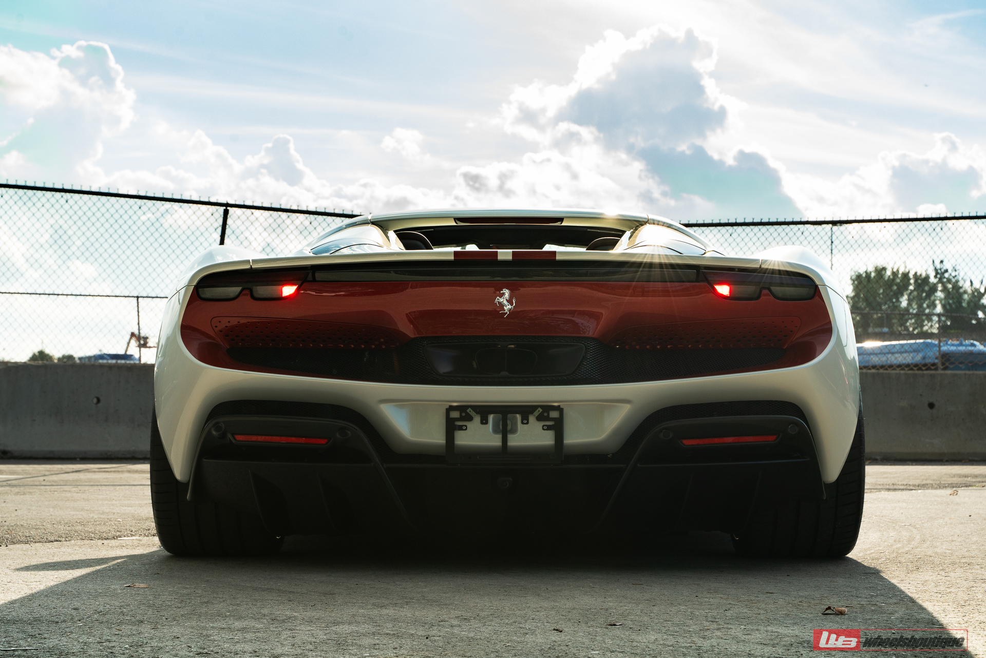 Ferrari 296 GTS | Bianco Avus | on ANRKY JDX-320 | Brushed Clear