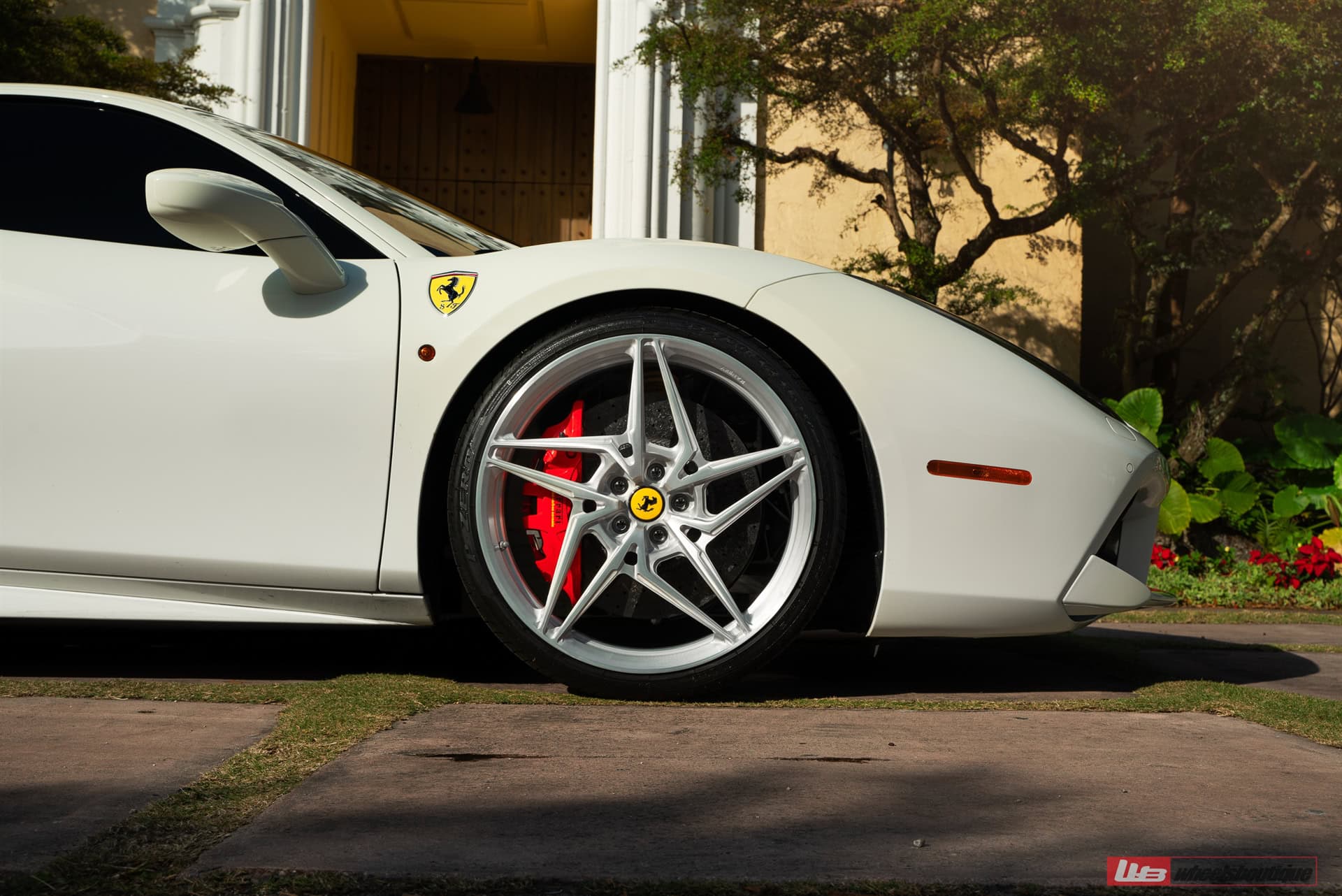 Photo 25 of Ferrari 488 GTB | Bianco Fuji | on ANRKY S1-X3 | Brushed Clear