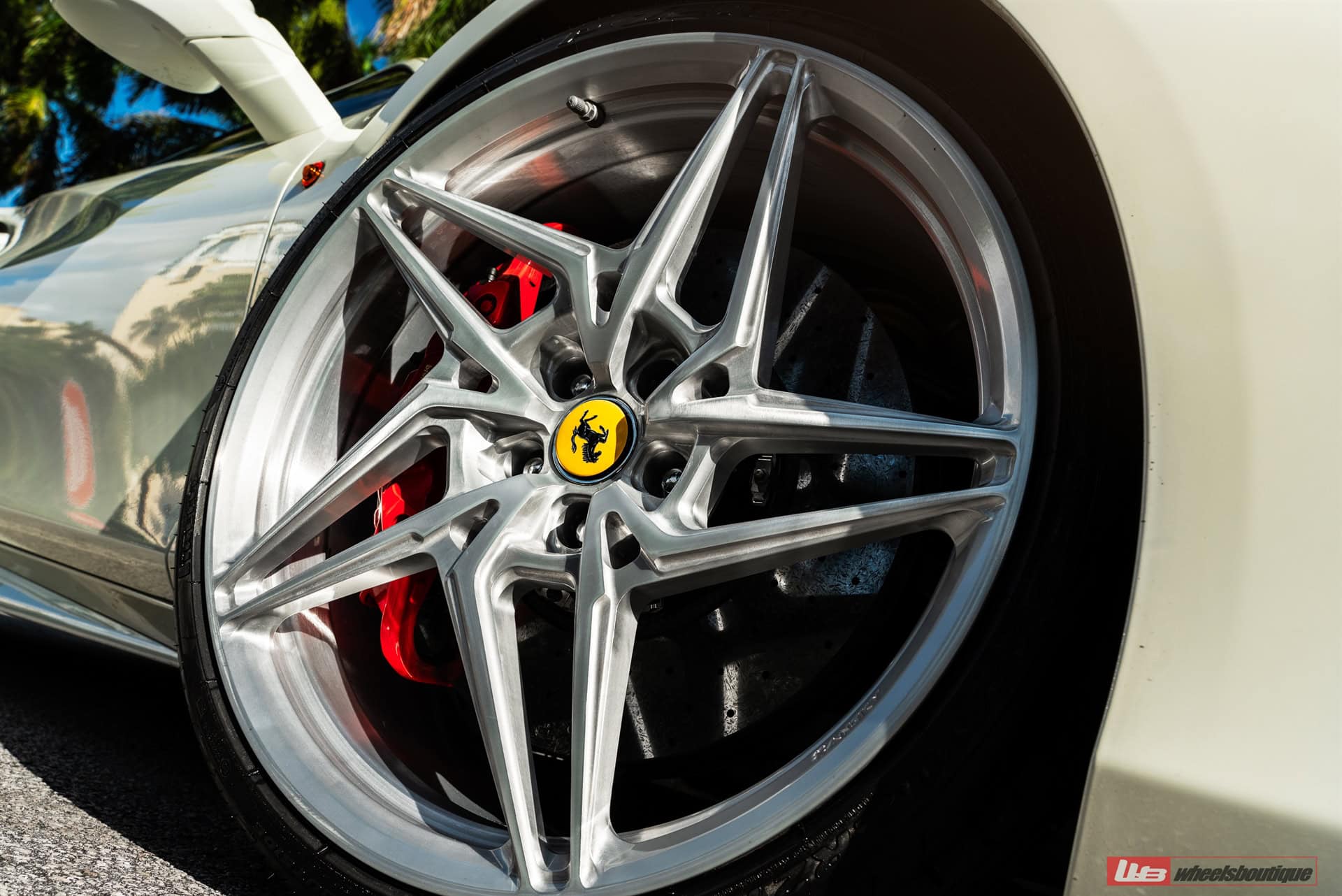 Photo 26 of Ferrari 488 GTB | Bianco Fuji | on ANRKY S1-X3 | Brushed Clear