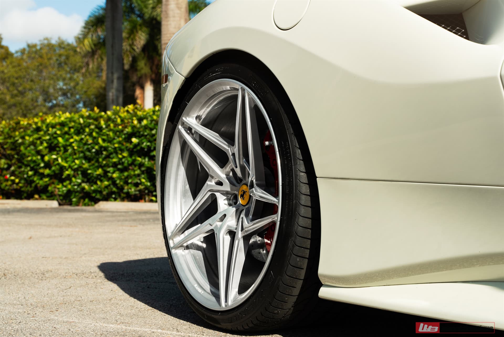 Photo 27 of Ferrari 488 GTB | Bianco Fuji | on ANRKY S1-X3 | Brushed Clear