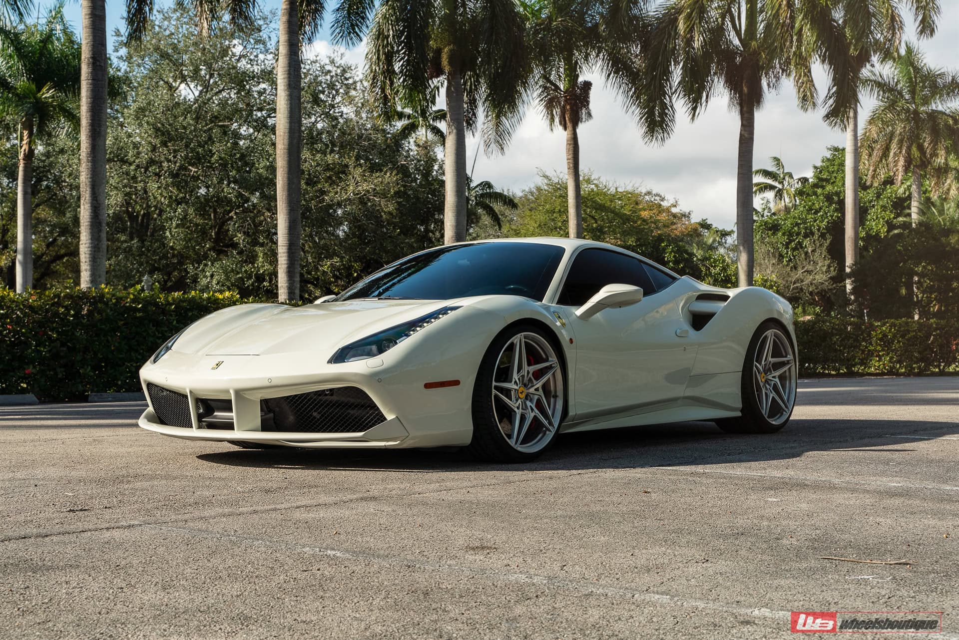 Photo 33 of Ferrari 488 GTB | Bianco Fuji | on ANRKY S1-X3 | Brushed Clear