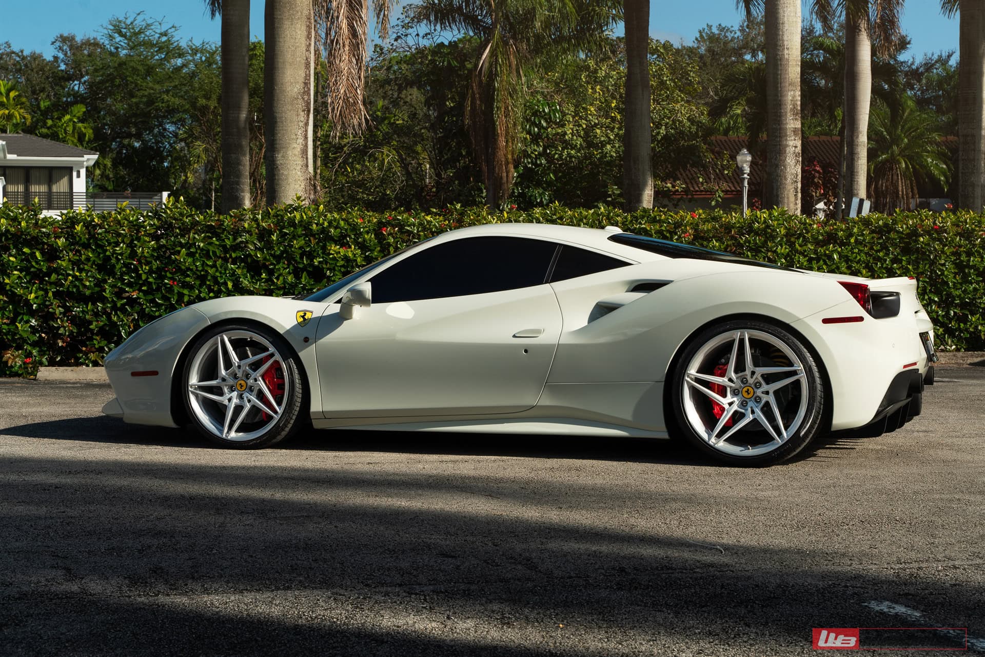 Photo 35 of Ferrari 488 GTB | Bianco Fuji | on ANRKY S1-X3 | Brushed Clear