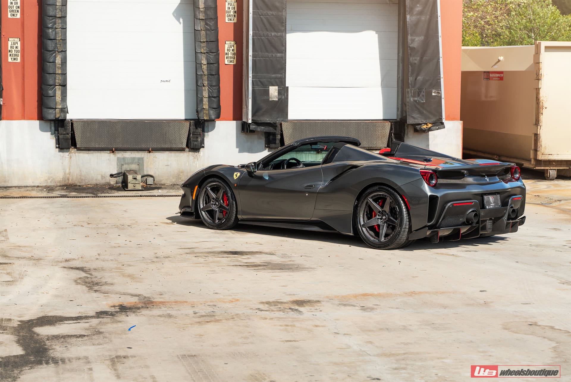 Ferrari 488 Pista | Grigio Silverstone | on ANRKY RS5.3C | Polished Smoke