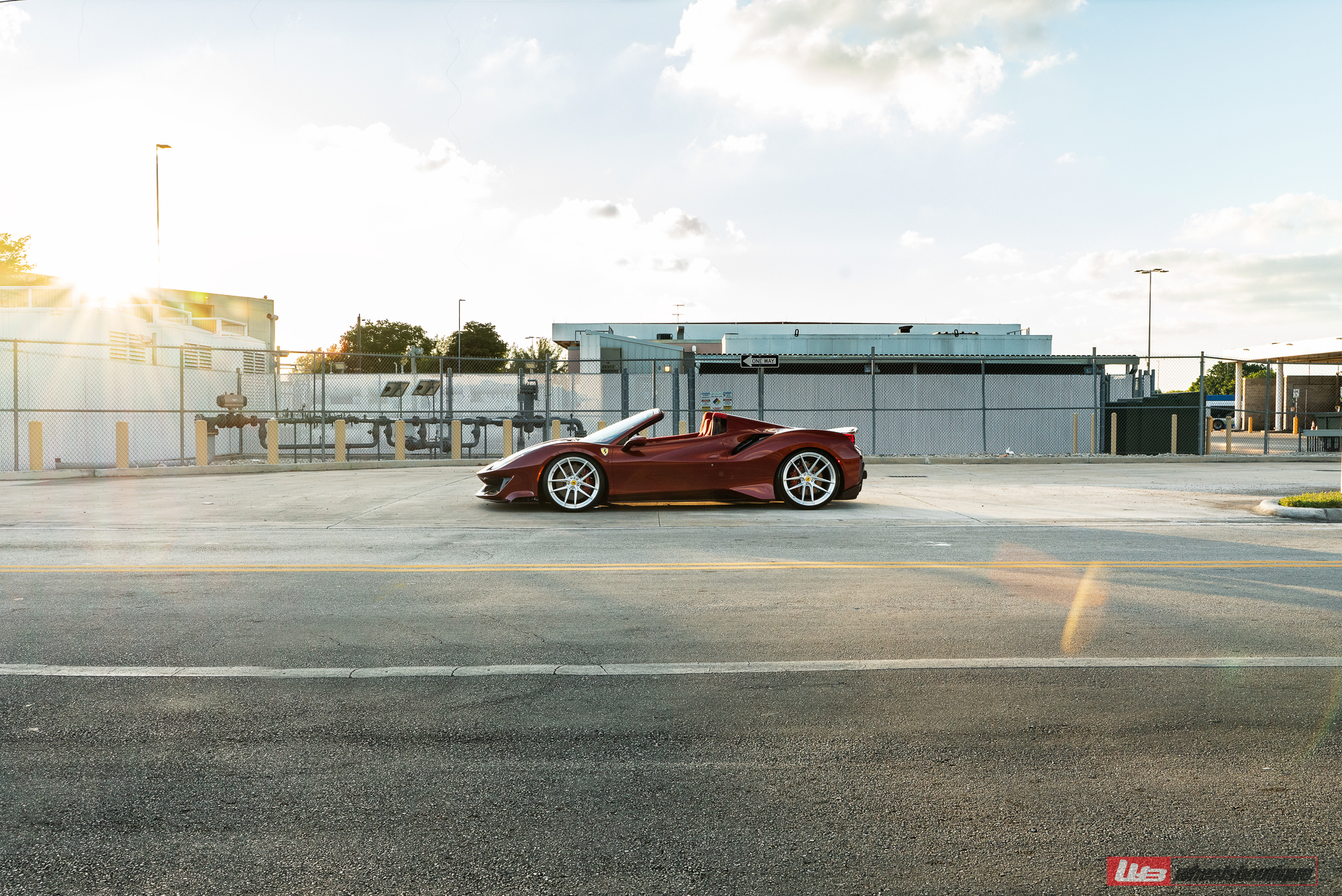 Ferrari 488 Pista | Rosso Fiorano | on ANRKY XR-01 Ultralight | Brushed Clear