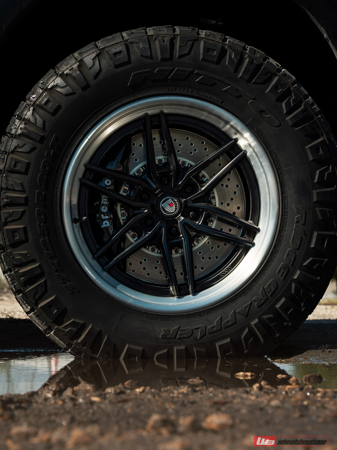 Ford F150 Raptor R | Space White Metallic | on ANRKY AN36-O | Satin Black