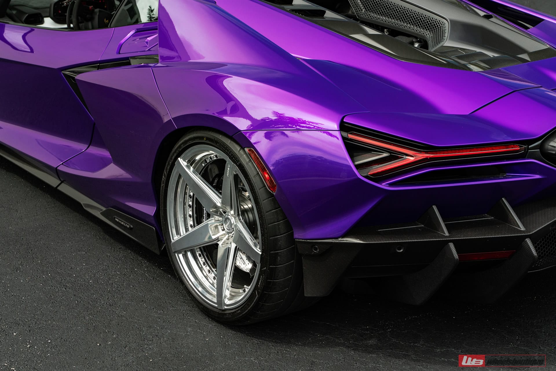 Photo 36 of Lamborghini Revuelto | Viola Pasifae | on ANRKY RS5.2 | Polished Clear