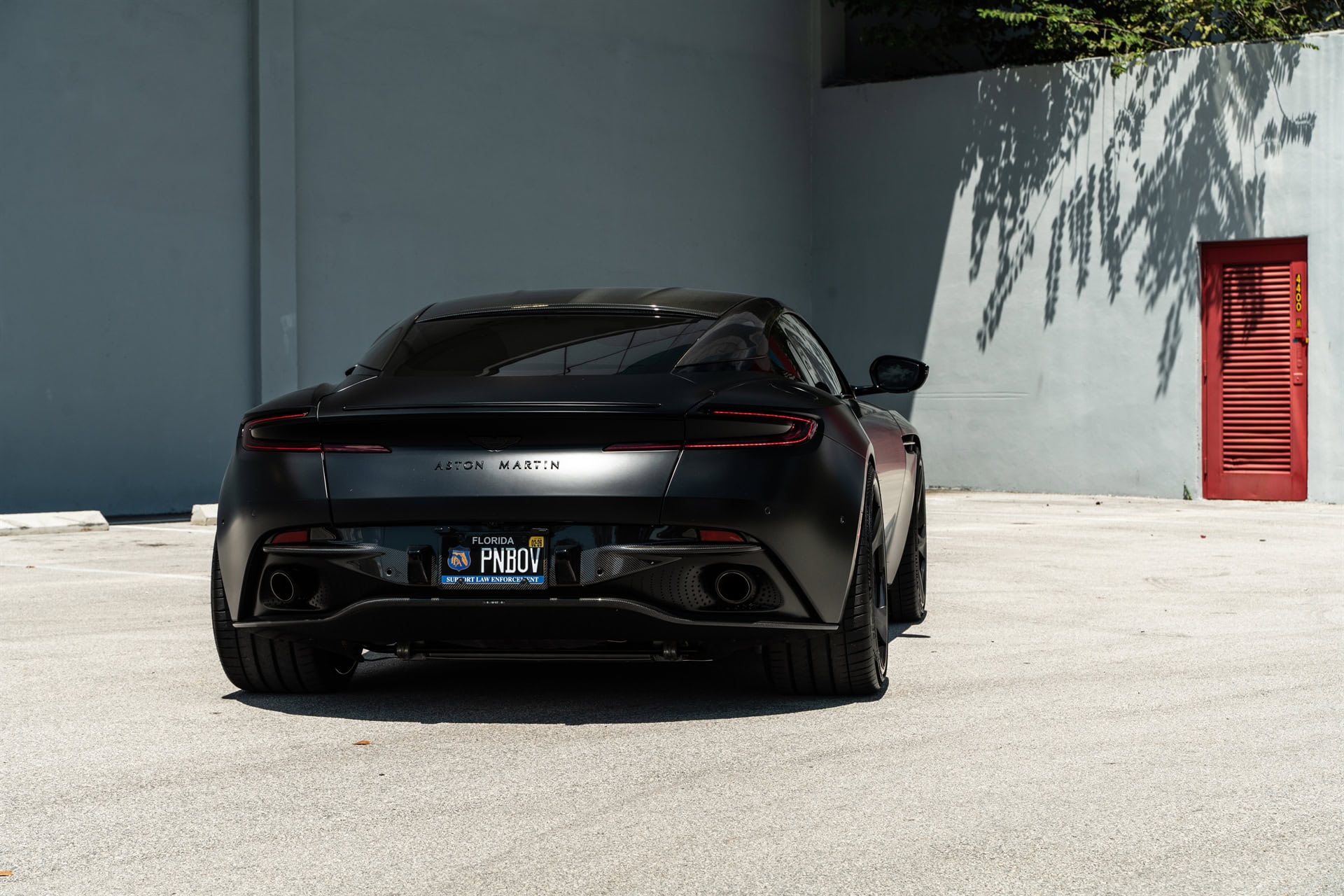 Aston Martin | Satin Jet Black | on ANRKY XR-305 | Satin Mirror Polished Smoke