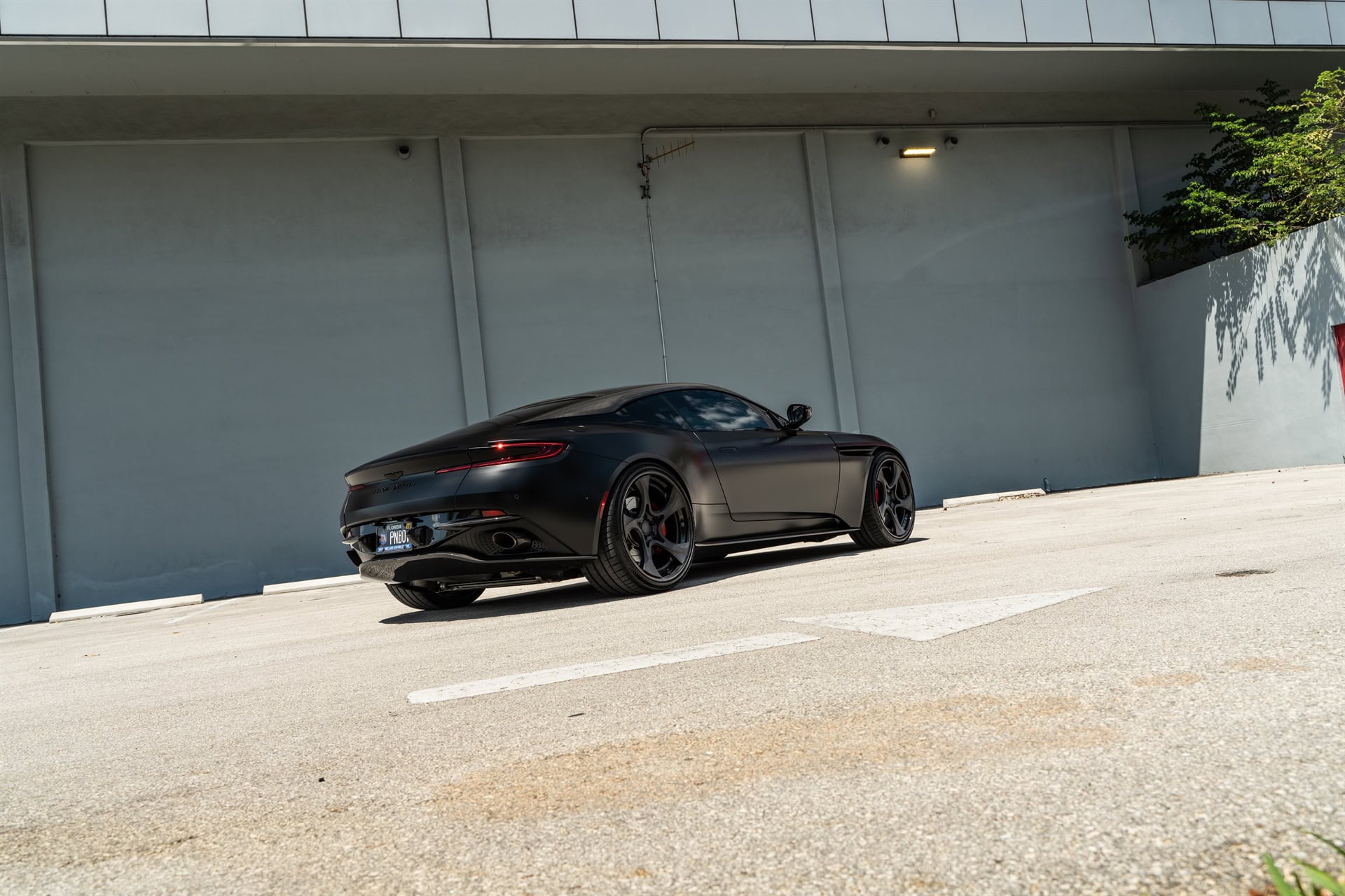 Photo 23 of Aston Martin | Satin Jet Black | on ANRKY XR-305 | Satin Mirror Polished Smoke