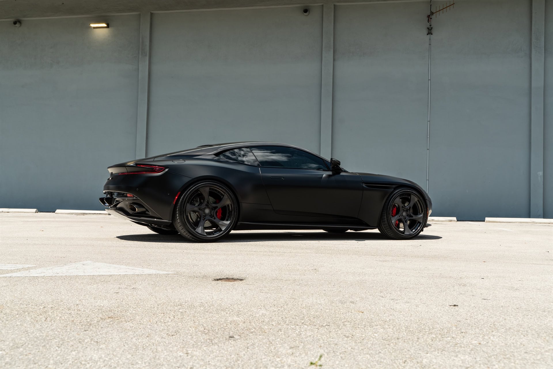 Photo 26 of Aston Martin | Satin Jet Black | on ANRKY XR-305 | Satin Mirror Polished Smoke