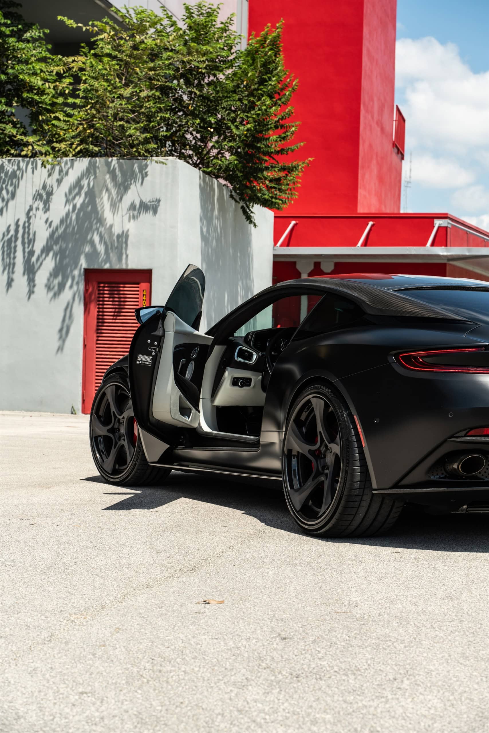 Photo 27 of Aston Martin | Satin Jet Black | on ANRKY XR-305 | Satin Mirror Polished Smoke