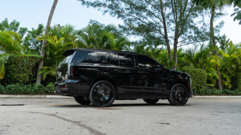 Cadillac Escalade | Black Raven | on Avant Garde AGL93 | Gloss Black