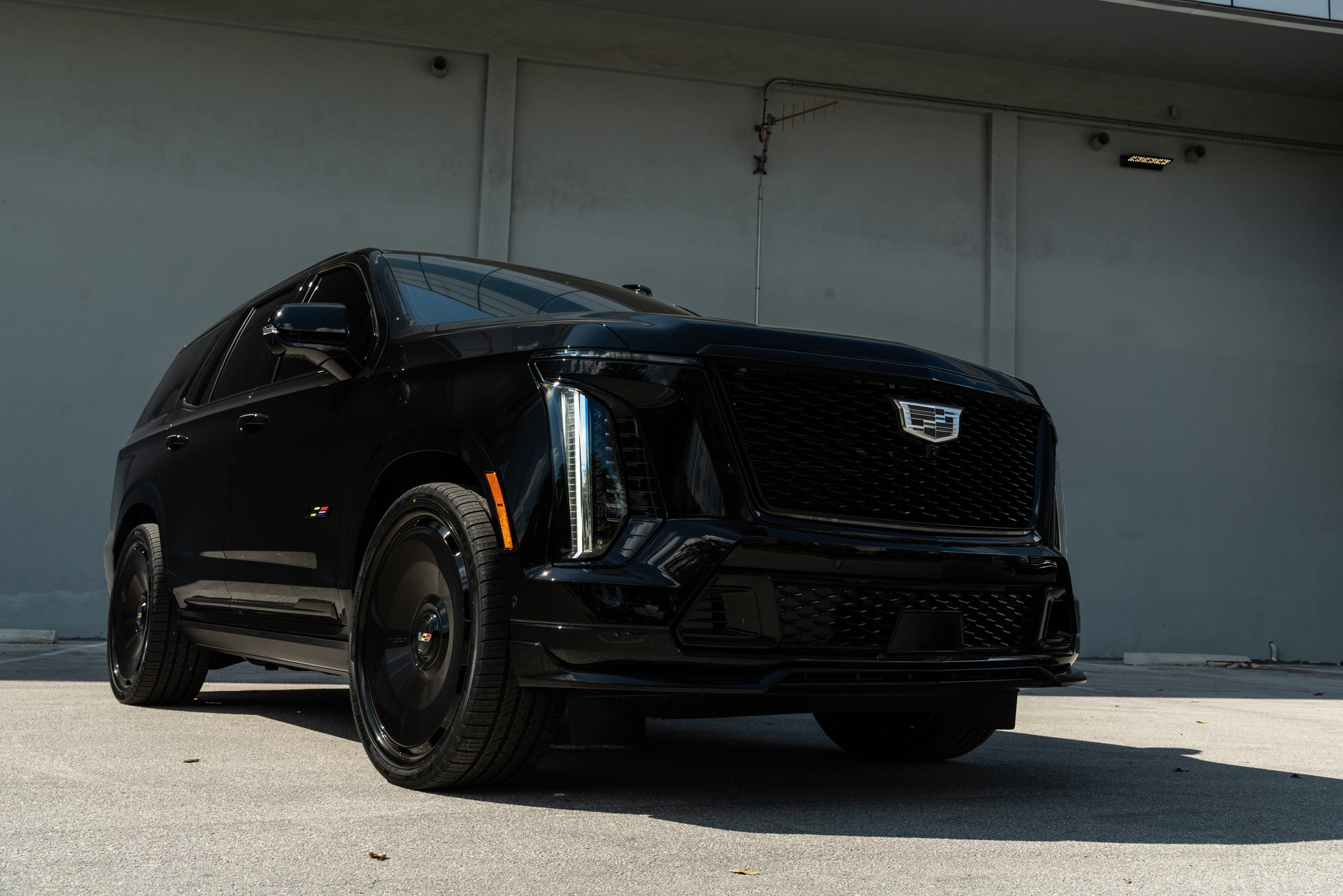 Cadillac Escalade | Black Raven | on Avant Garde AGL93 | Gloss Black