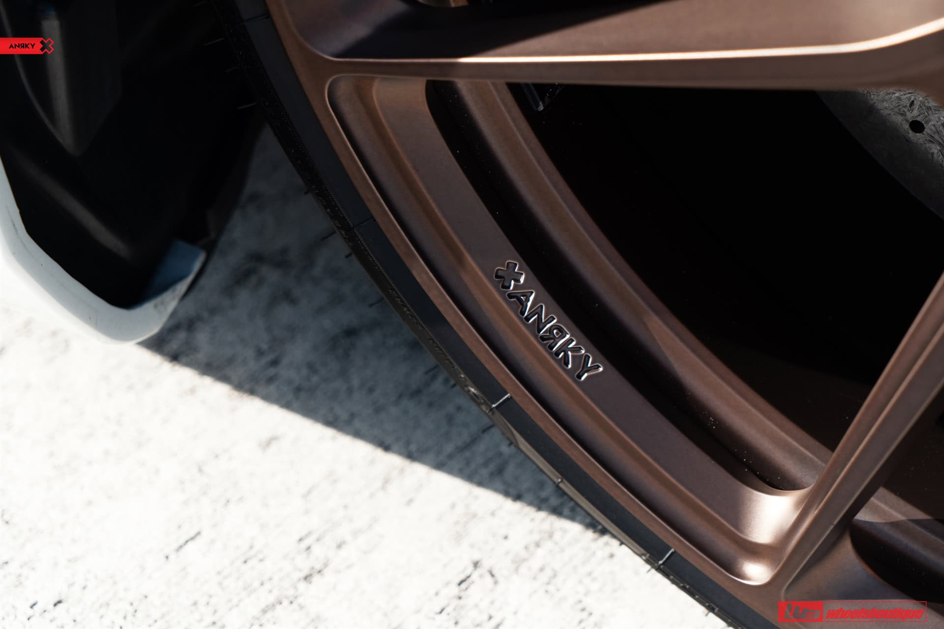 Ferrari 488 GTB | Bianco Avus | on ANRKY AN14 | Frozen Polished Bronze