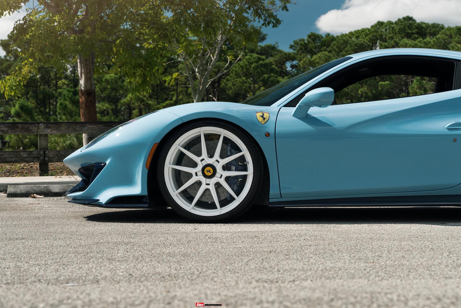 Photo 26 of Ferrari 488 Pista | Azzuro La Plata | Novitec NF10 ZV | Gloss White