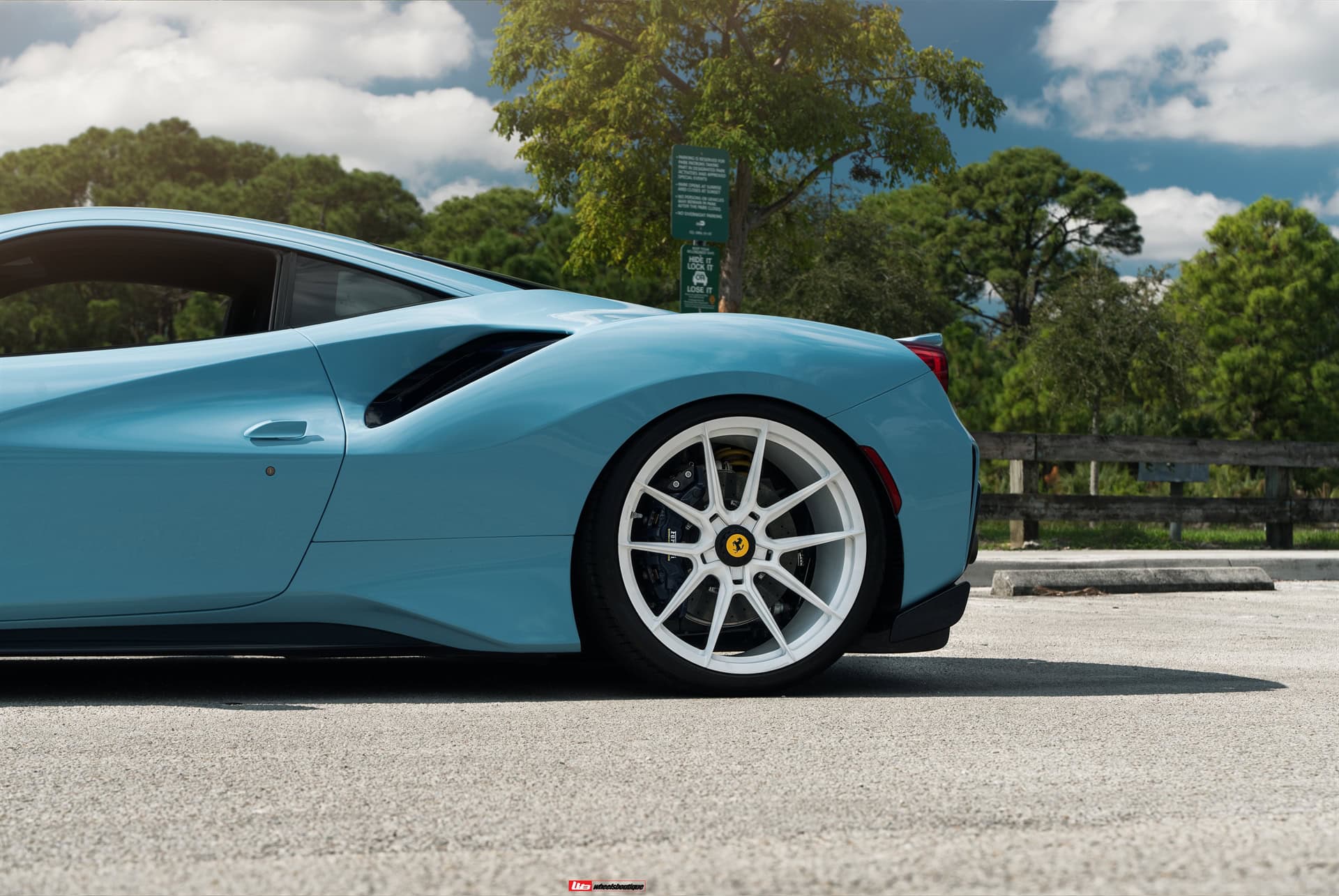 Photo 25 of Ferrari 488 Pista | Azzuro La Plata | Novitec NF10 ZV | Gloss White